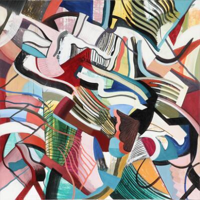 Lars Nørgård: Untitled, 2005. Signed and dated on the reverse. Oil