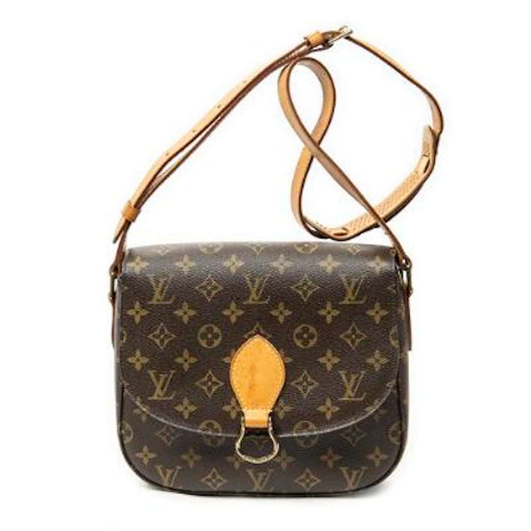 Louis Vuitton: A "St-Cloud" bag in brown monogram coated canvas with