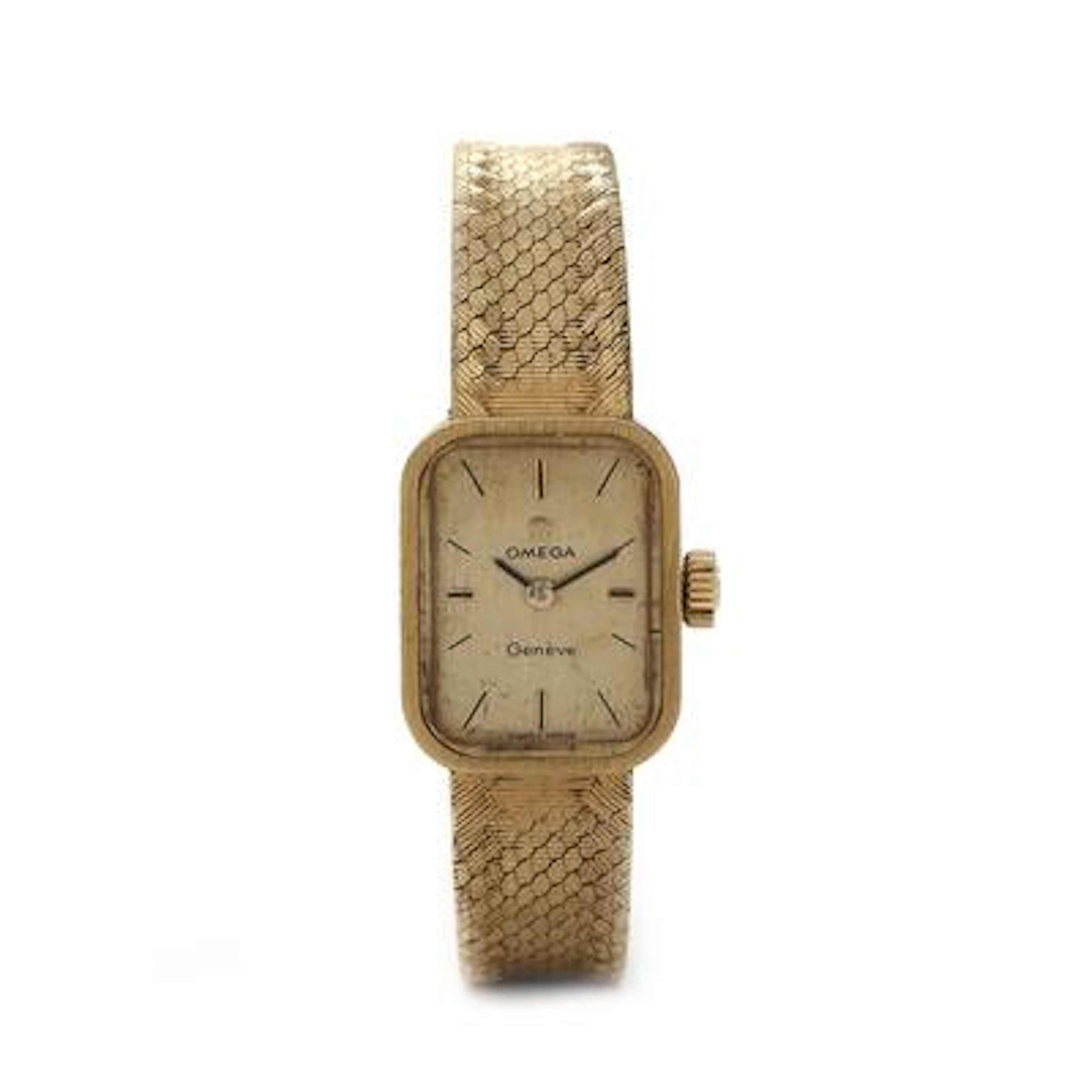 Omega: Wristwatch of 14k gold, ref. C44712.8193. Mechanical movement