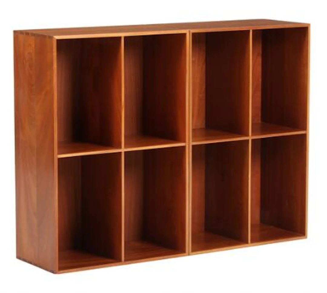 Mogens Koch: Two 2/3 solid mahogany bookcases. Made and marked by