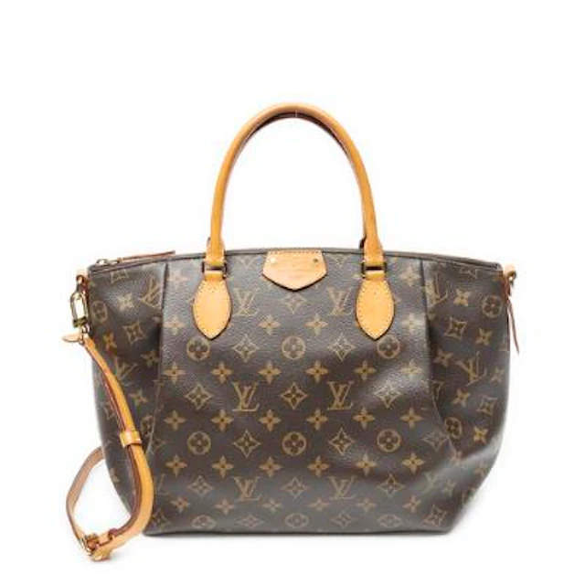 Louis Vuitton: A "Turenne MM" bag of brown monogram canvas with brown