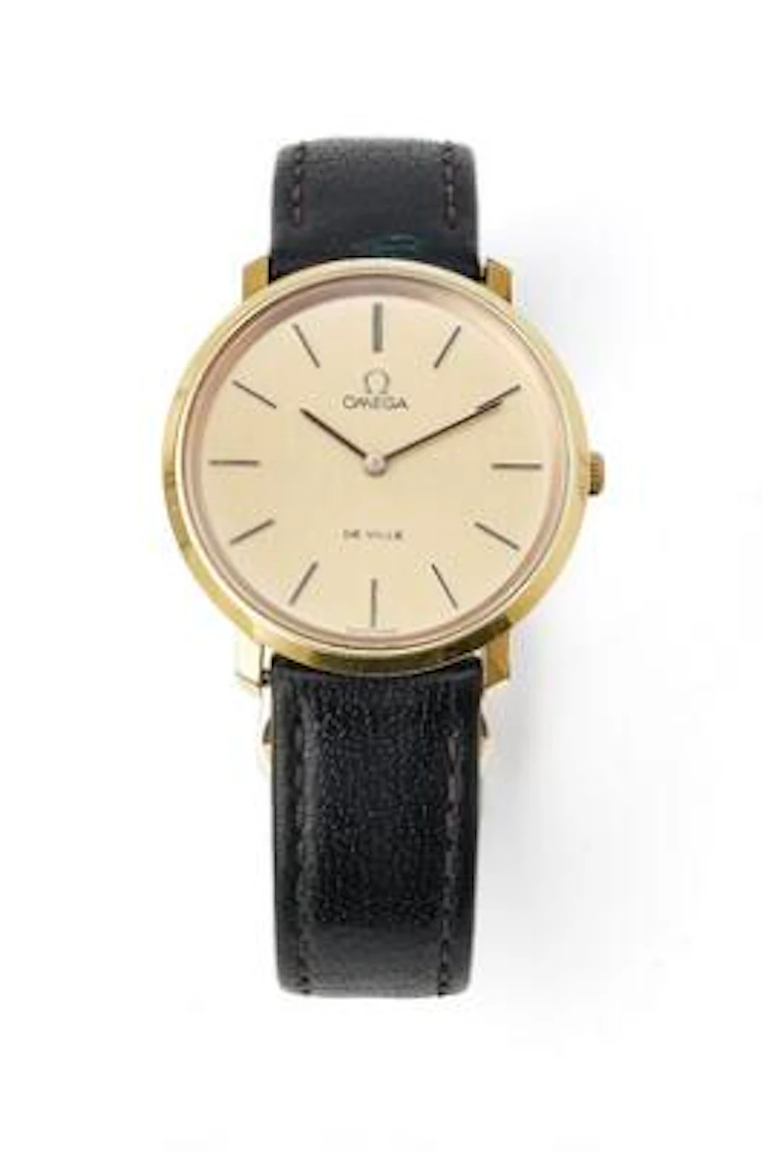 Omega: De Ville of gold-plated 20 micron, ref. 111.0107. Mechanical