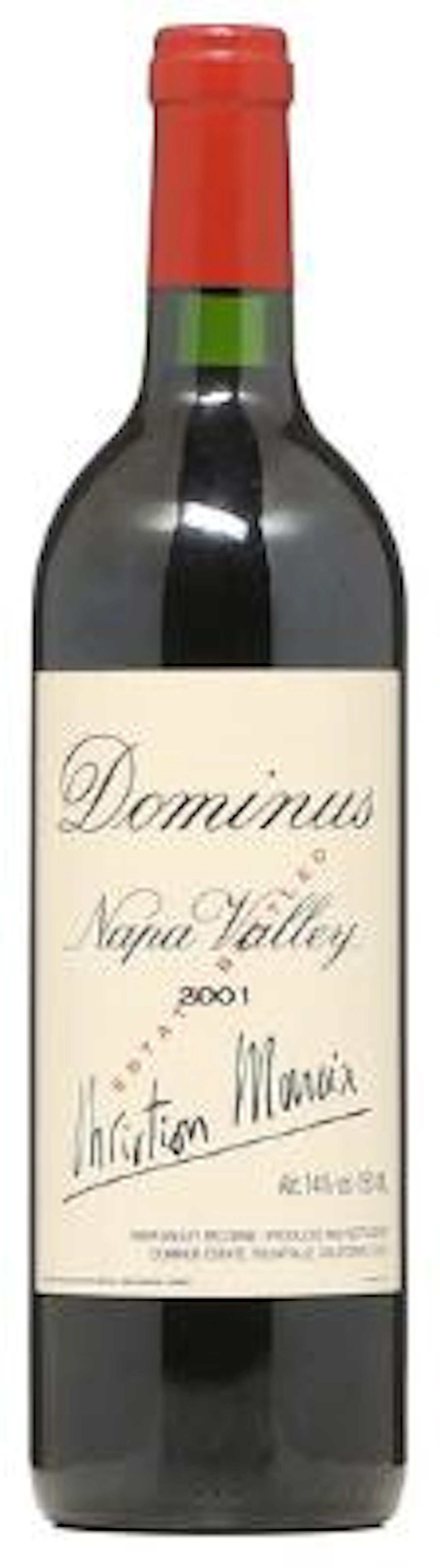 1 bt. Dominus Estate, Christian Moueix, Napa Valley 2001 A (hf/in).