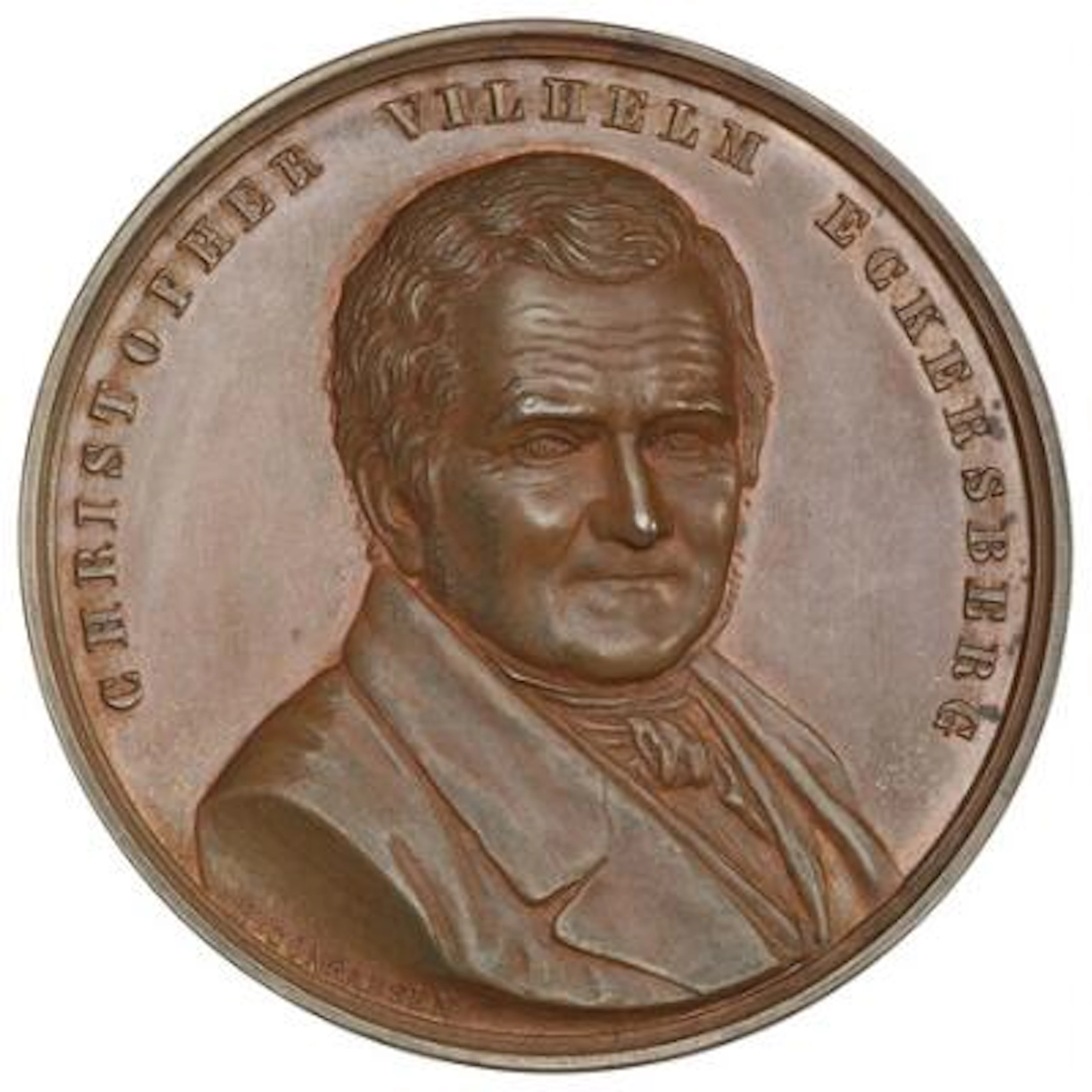 C.W. Eckersberg, prize medal awarded to the painter Egon Mathiesen