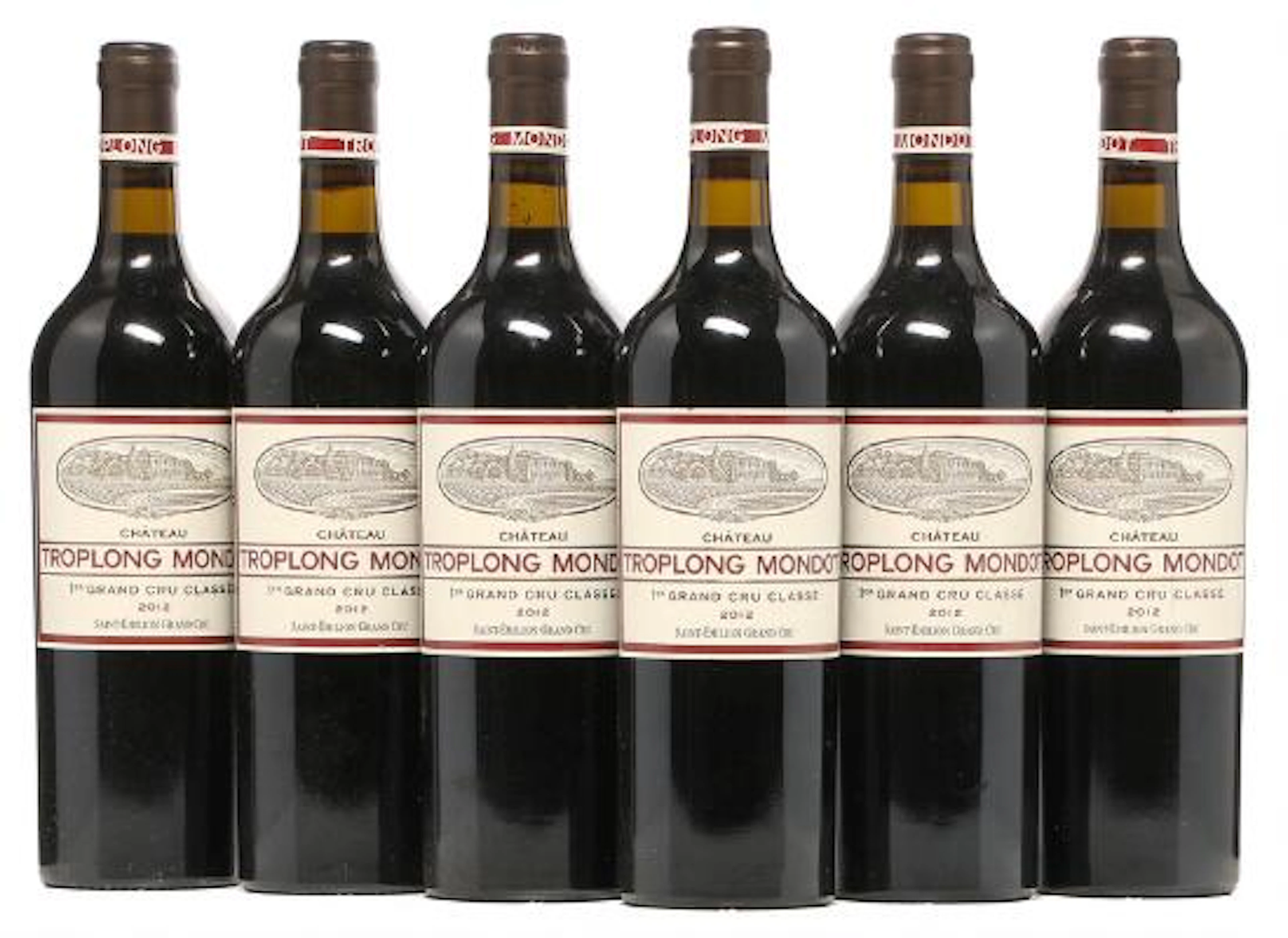 6 bts. Château Troplong Mondot, Saint-Émilion Grand Cru Classé 2012