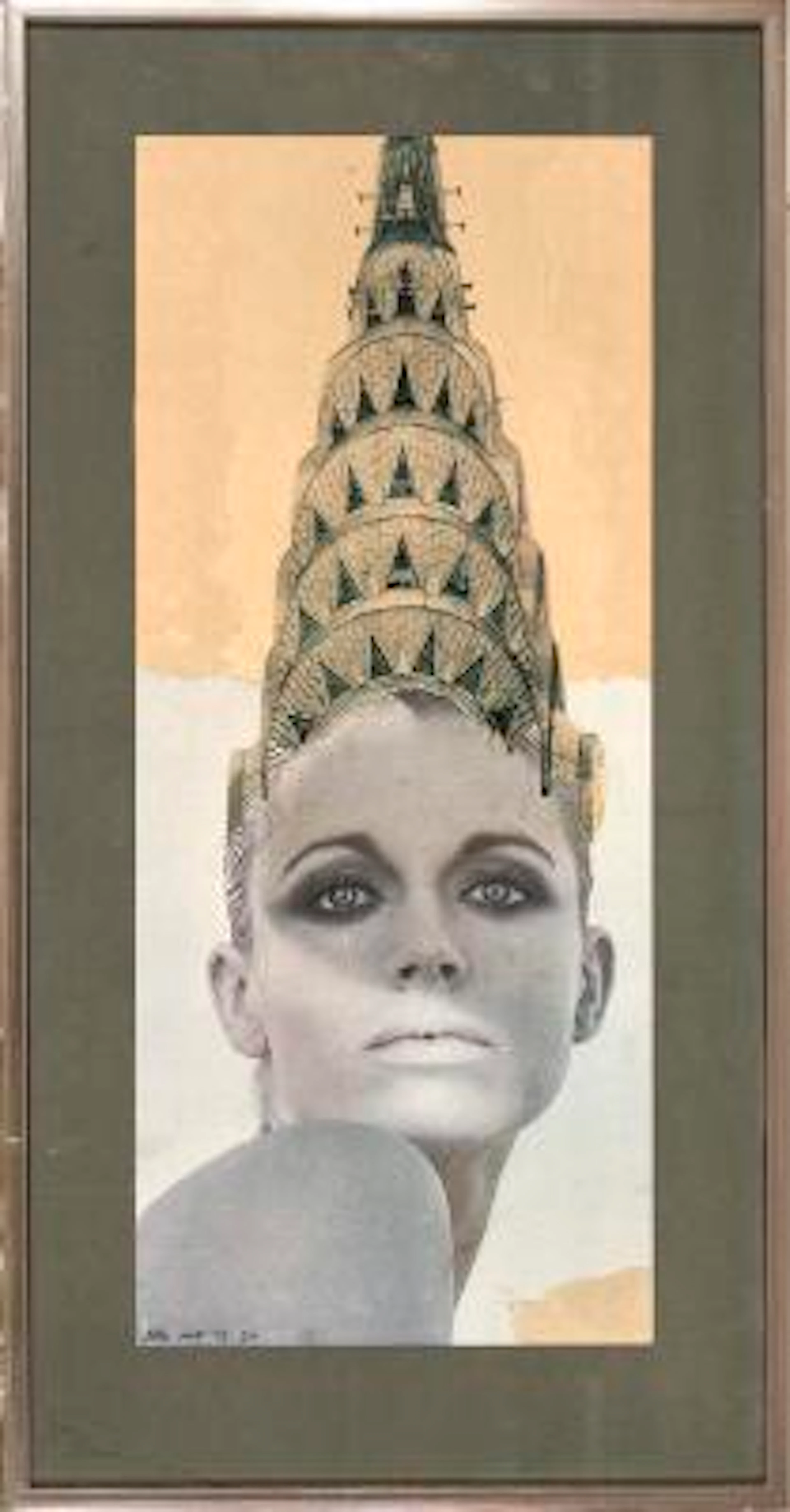 Nils-Ole Lund: "An Architectural Hat" and Cathedral. Both signed NOL