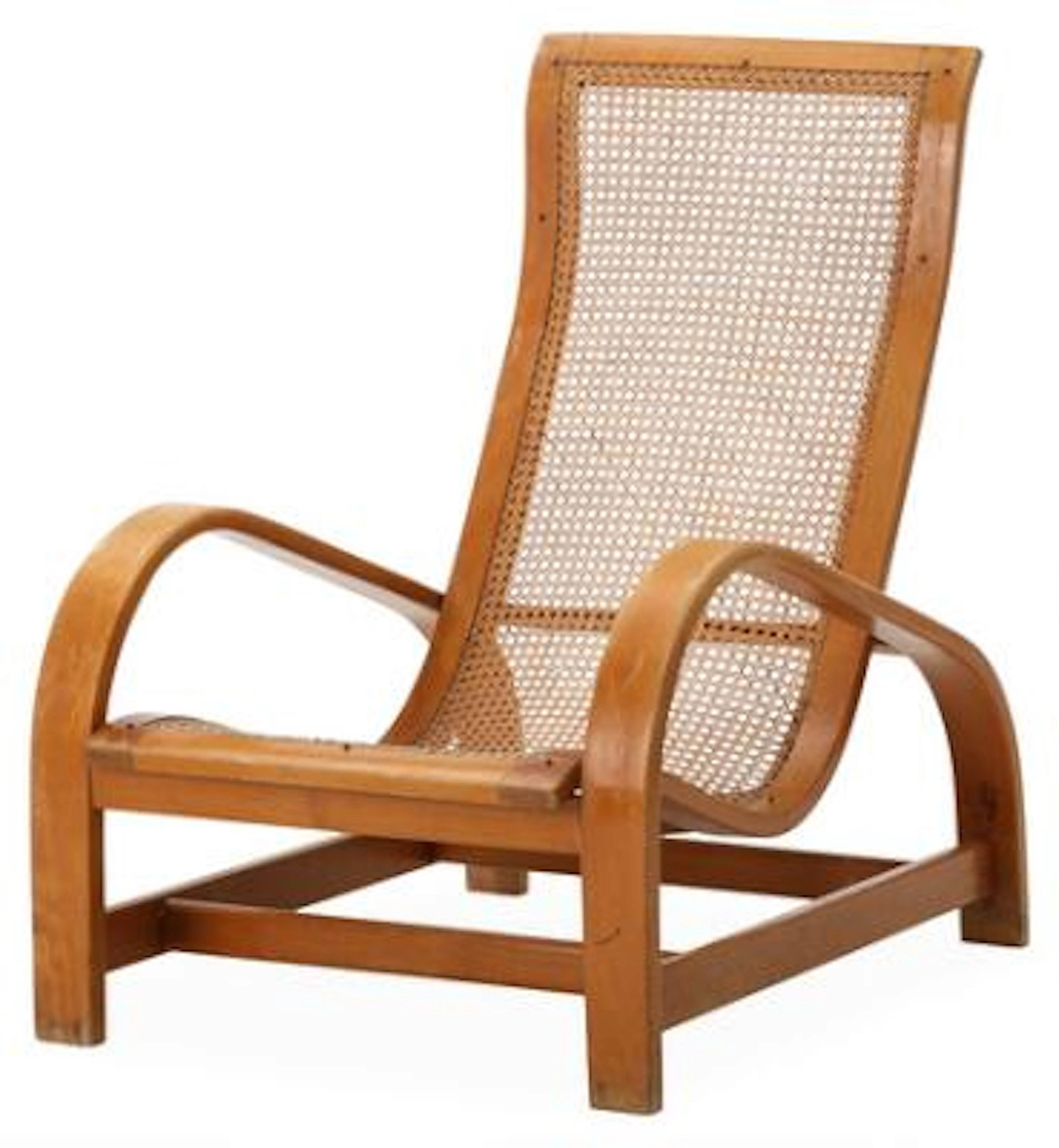 Kay Fisker: Rare easy chair with patinated beech frame with french