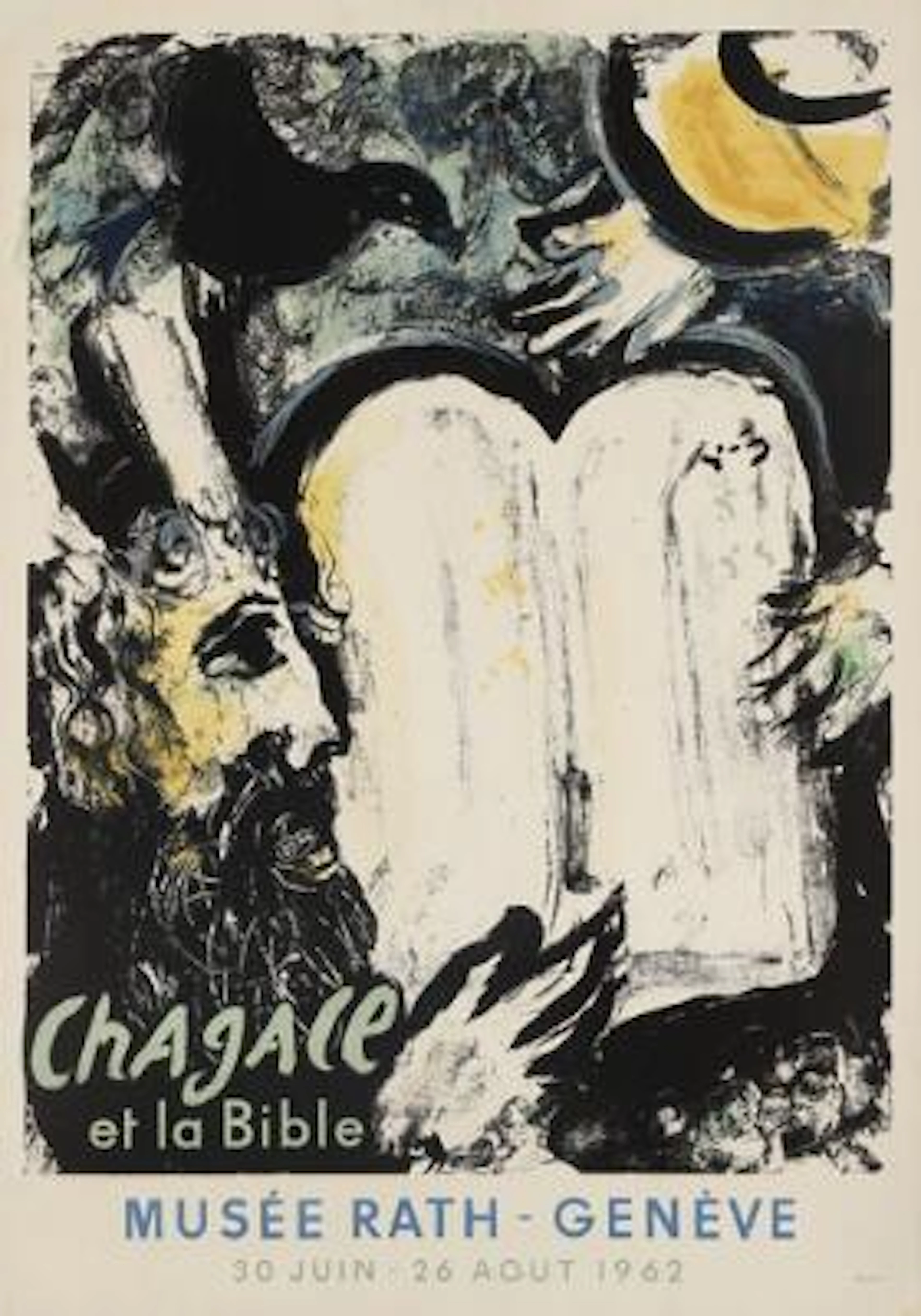 Marc Chagall, after: "Chagall et la Bible", 1962. Unsigned. Lithographic
