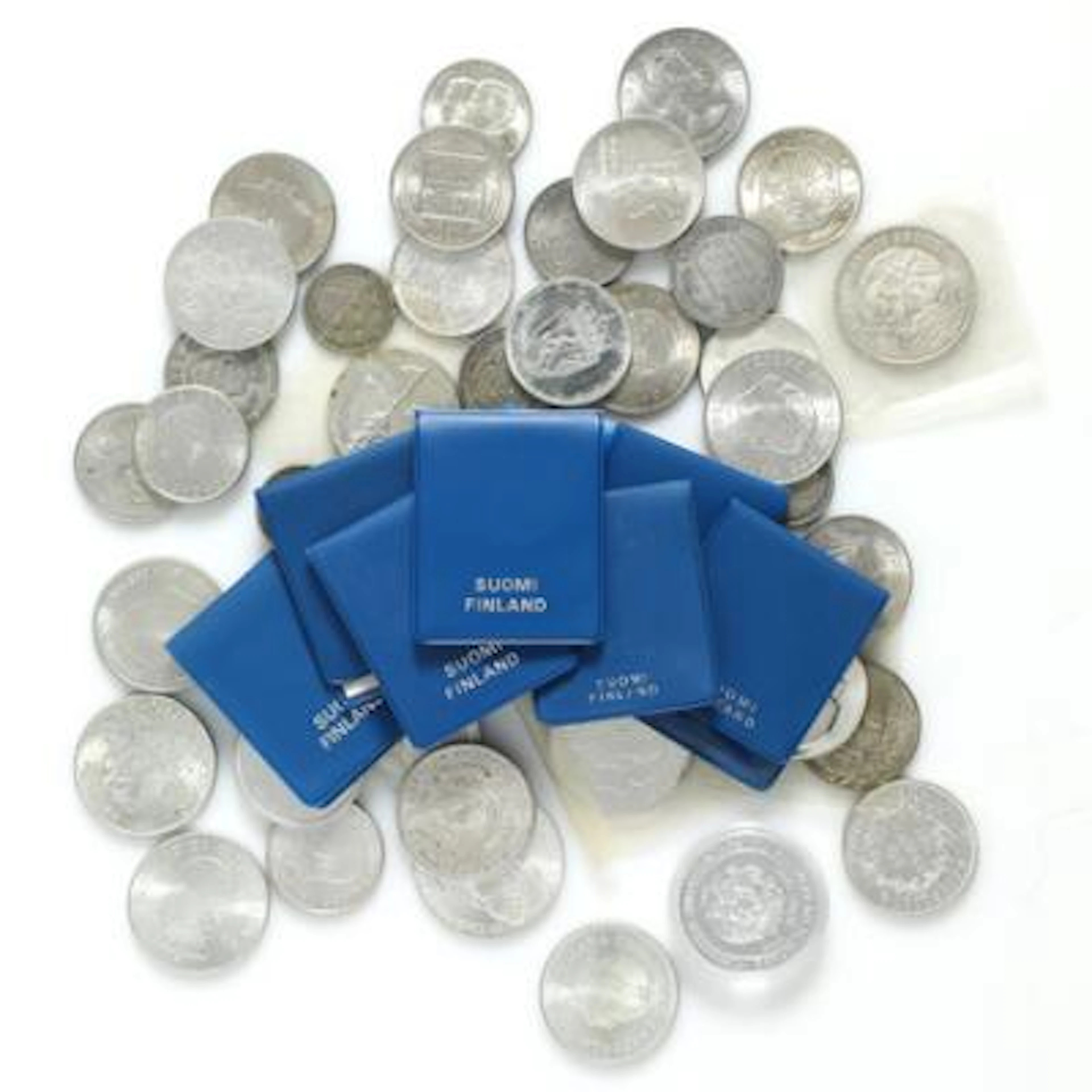 Collection of silver coins from Armenia, Bermuda, Canada, Denmark