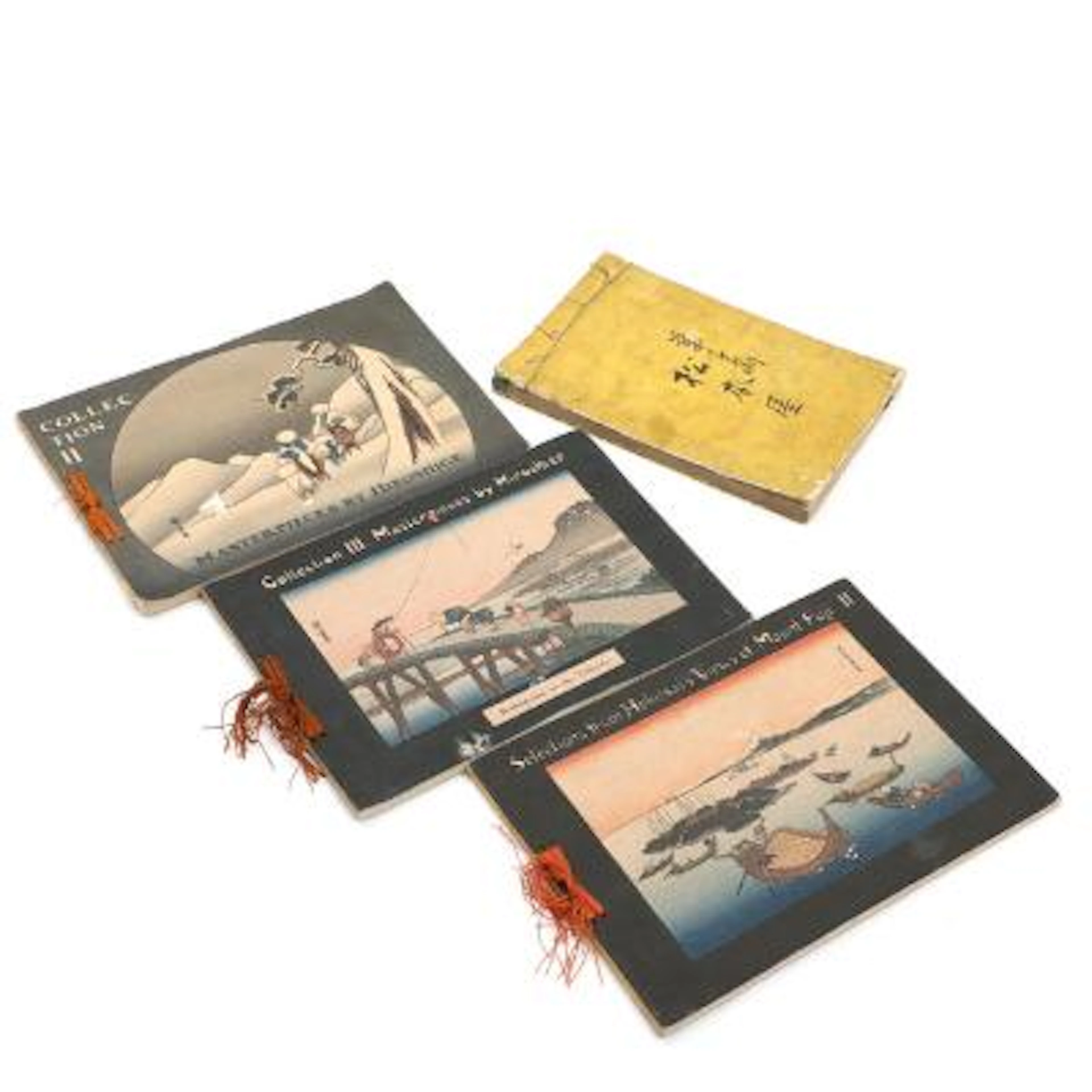 Three booklets with reproductions of Japanese woodblock prints by