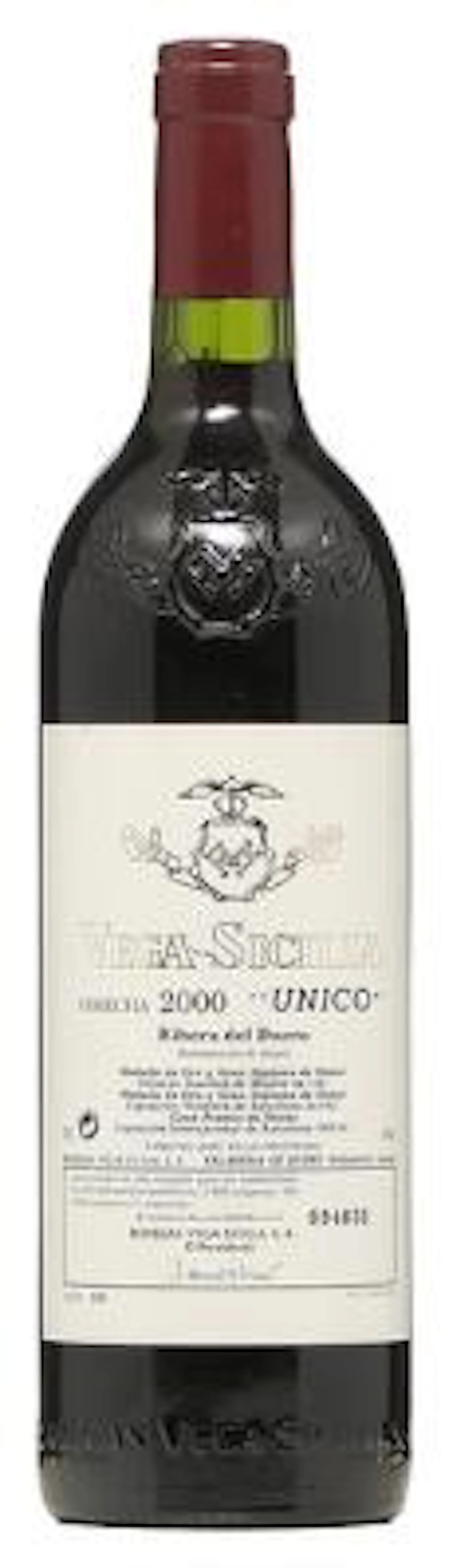 1 bt. Vega Sicilia Unico, Ribera del Duero 2000 A (hf/in). – Bruun
