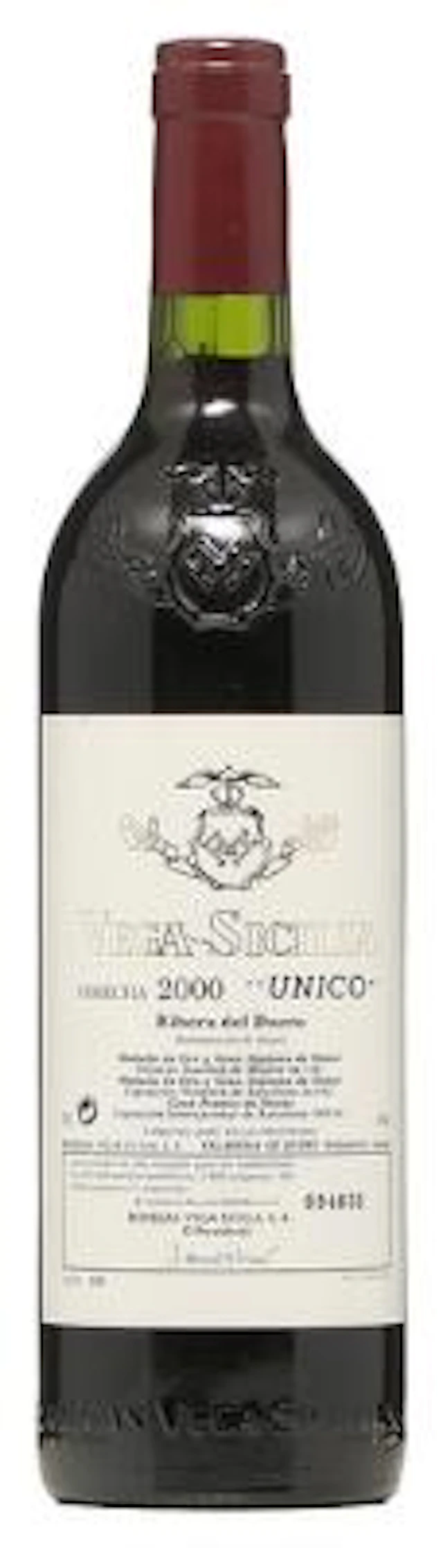 1 bt. Vega Sicilia Unico, Ribera del Duero 2000 A (hf/in). – Bruun