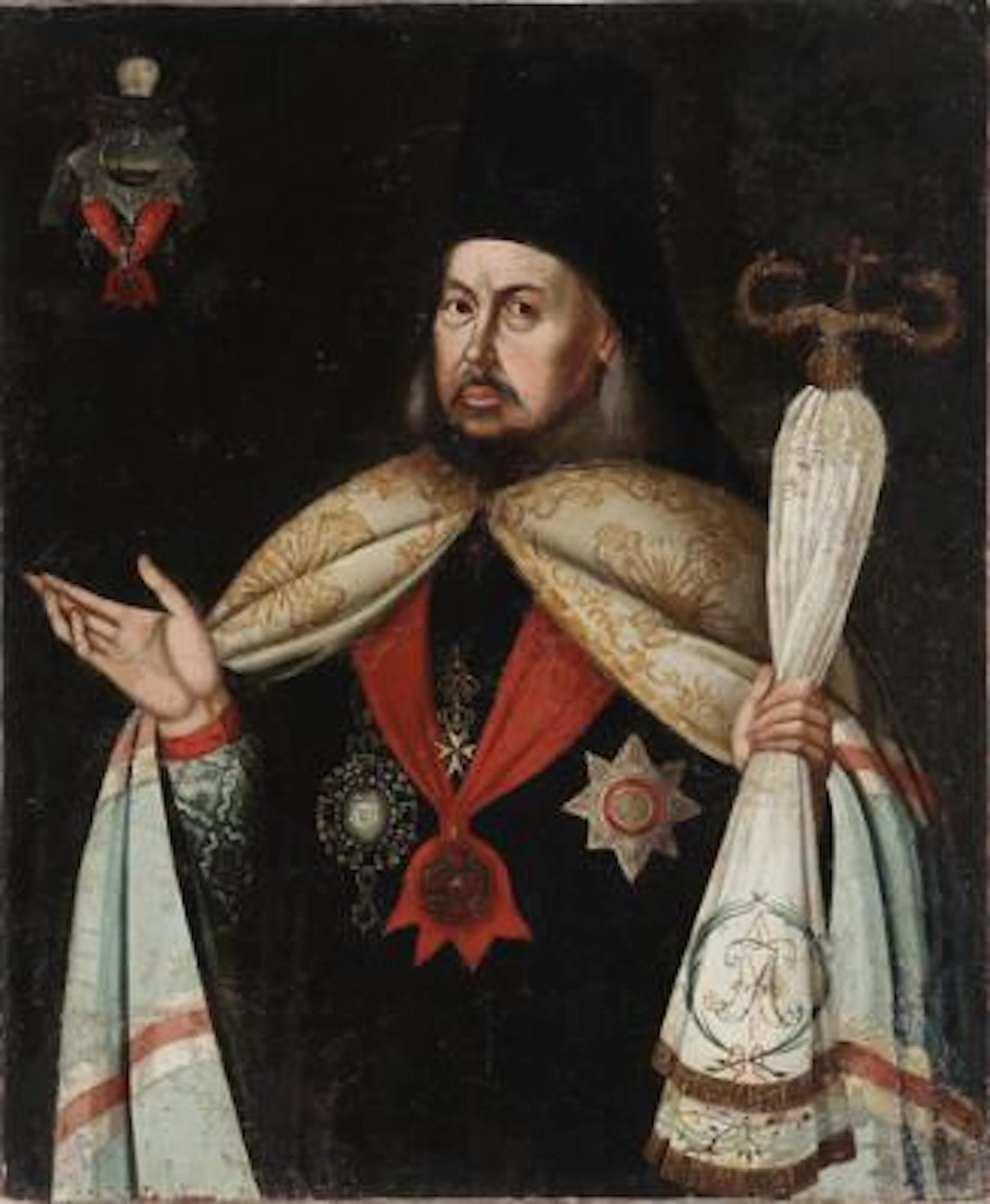 Russian painter, 18th century: Portrait of Archbishop Arseny Vereshchagin.