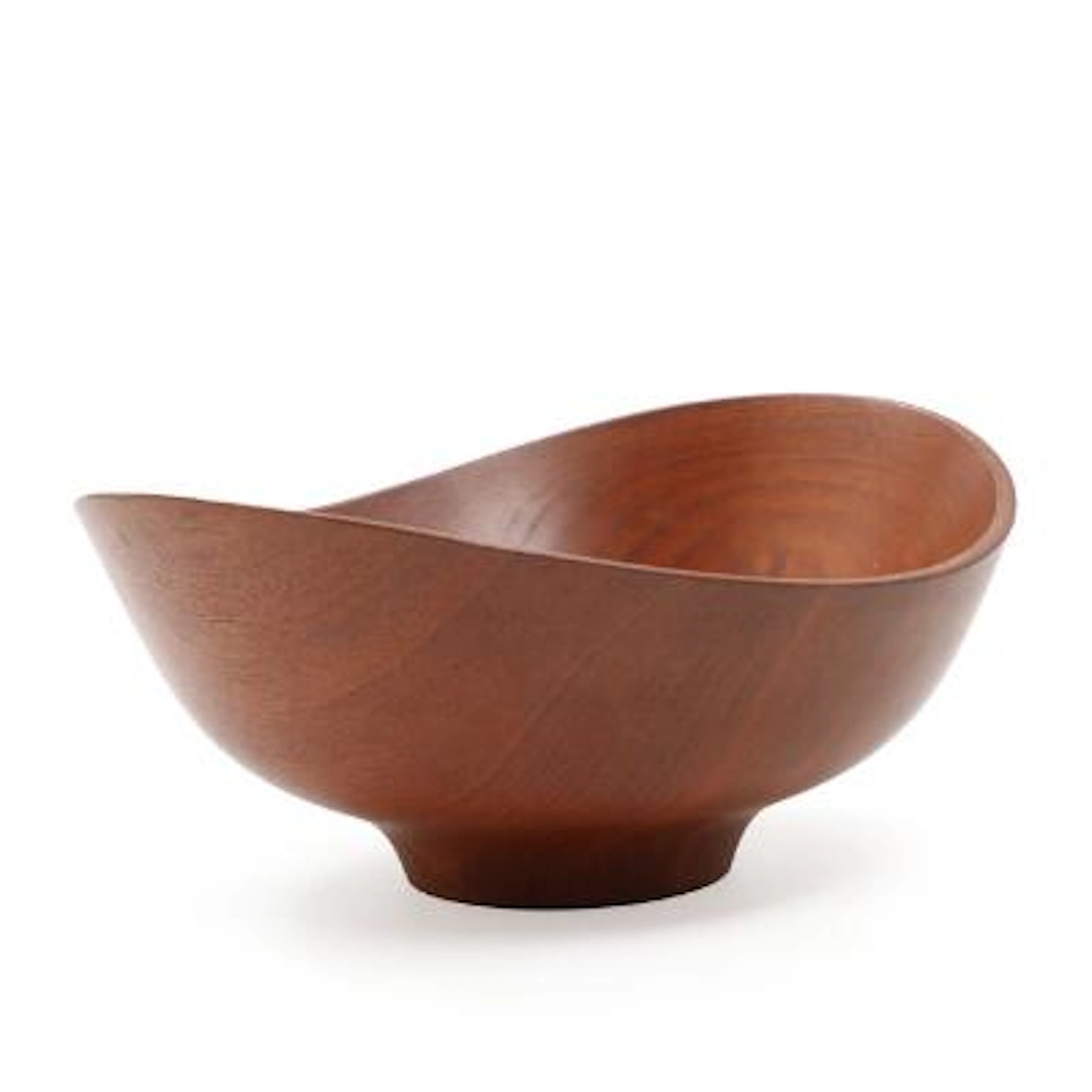 Finn Juhl: A solid teak bowl. Made by Kay Bojesen. H. 13,3 cm. W.