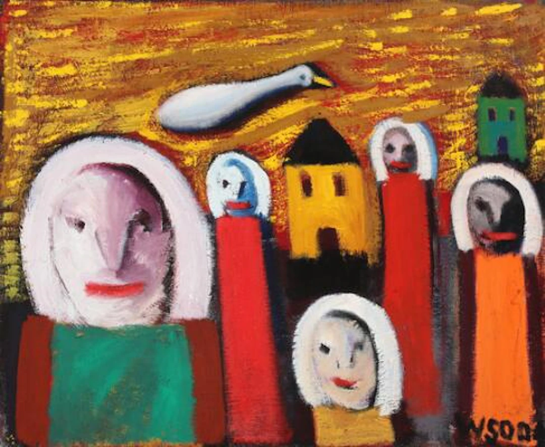 Wiliam Skotte Olsen: Untitled. Signed WSO, indistictly dated. Oil