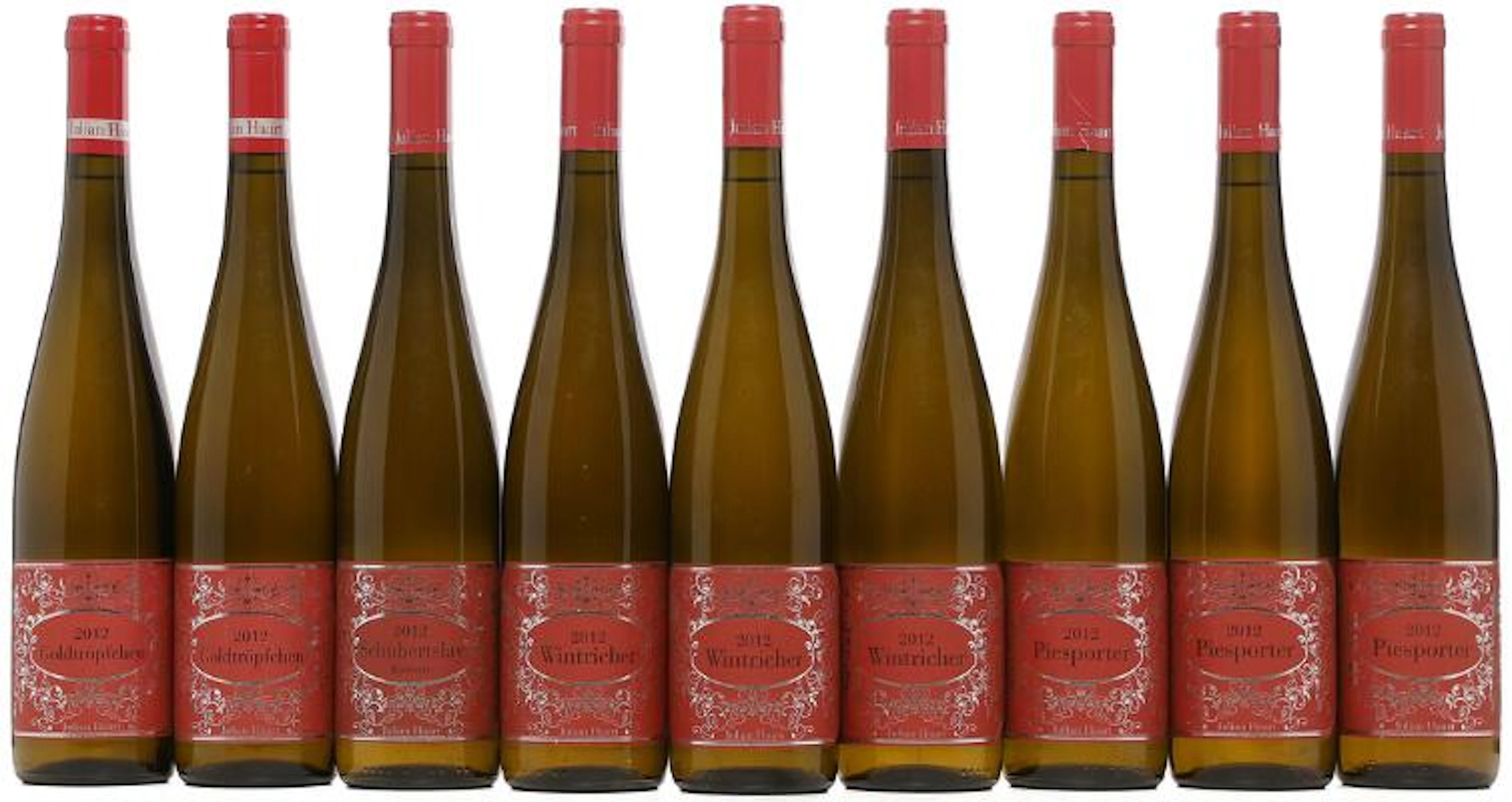 2 bts. Riesling "Piesporter Goldtröpfchen", Julian Haart, Mosel 2012