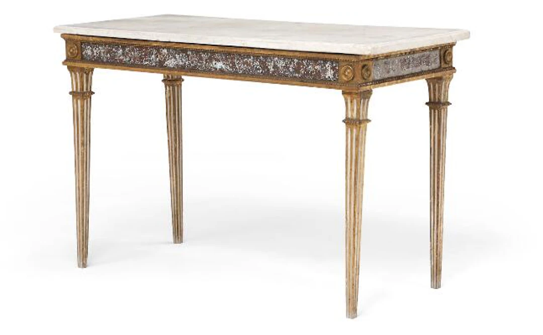 Sweden, late 18th century: A late Gustavian console. Stockholm, late