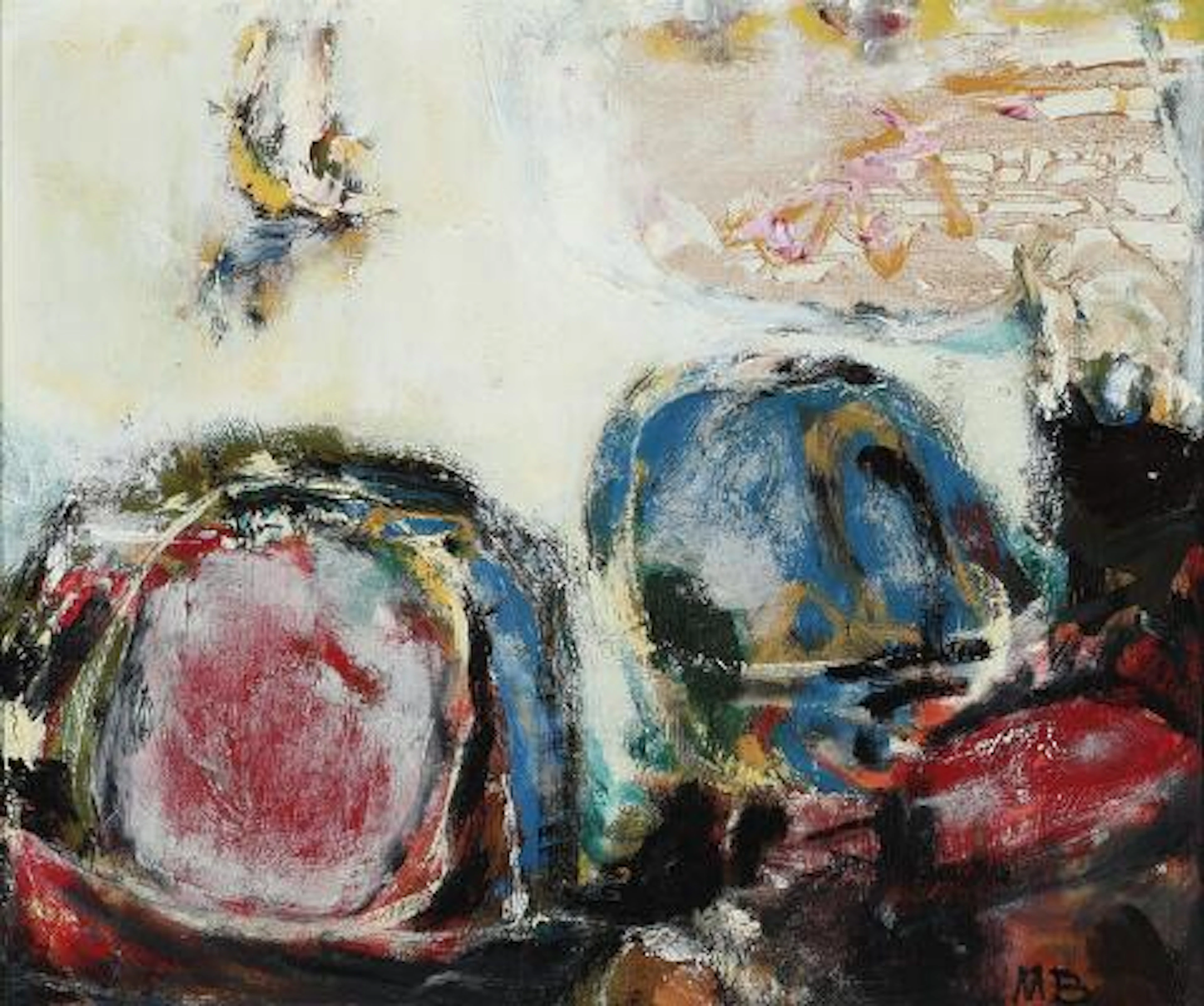 Mogens Balle: "Forårs åbent møde", (Spring Open meeting), 1969. Signed