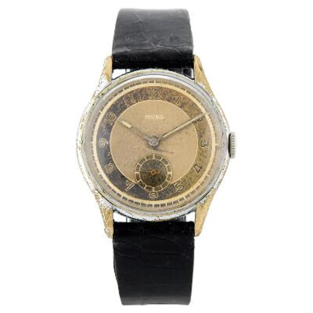 Mora : Bulls Eye of chromed steel. Mechanical movement with manual