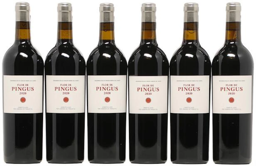 6 bts. Flor De Pingus, Dominio de Pingus, Ribera Del Duero 2020 A