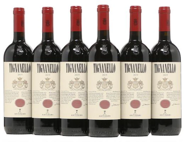 6 bts. Tignanello, Antinori, Toscana 2019 A (hf/in). Oc. – Bruun Rasmussen