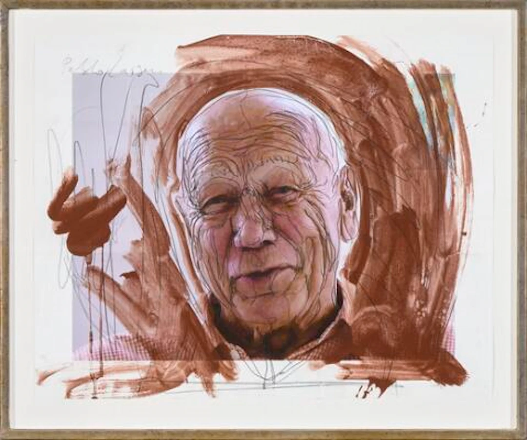 Christian Lemmerz: ”Pablo Larsen” (Portrait of architect Henning Larsen).