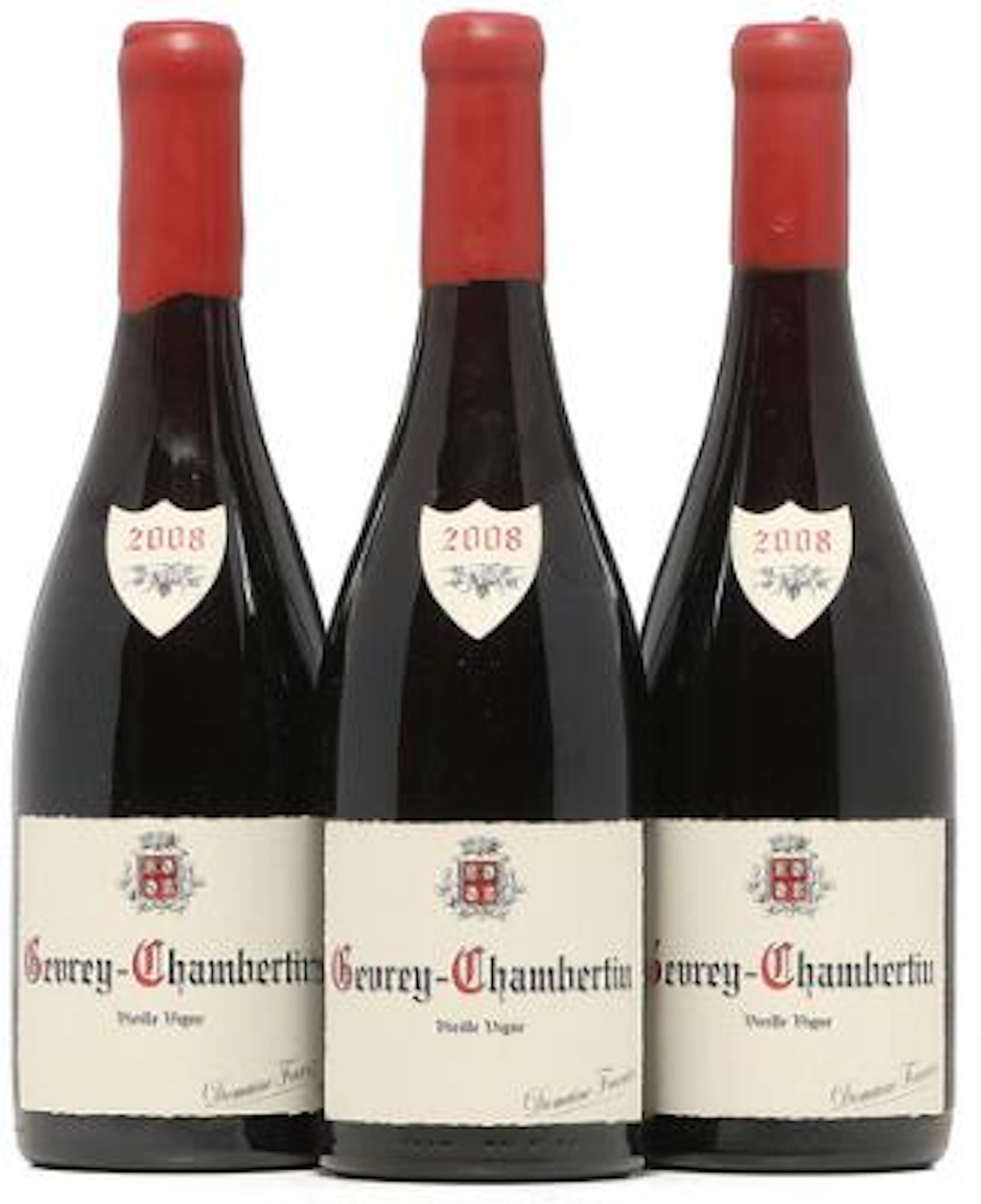 3 bts. Gevrey-Chambertin "Vieilles Vignes", Domaine Fourrier 2008