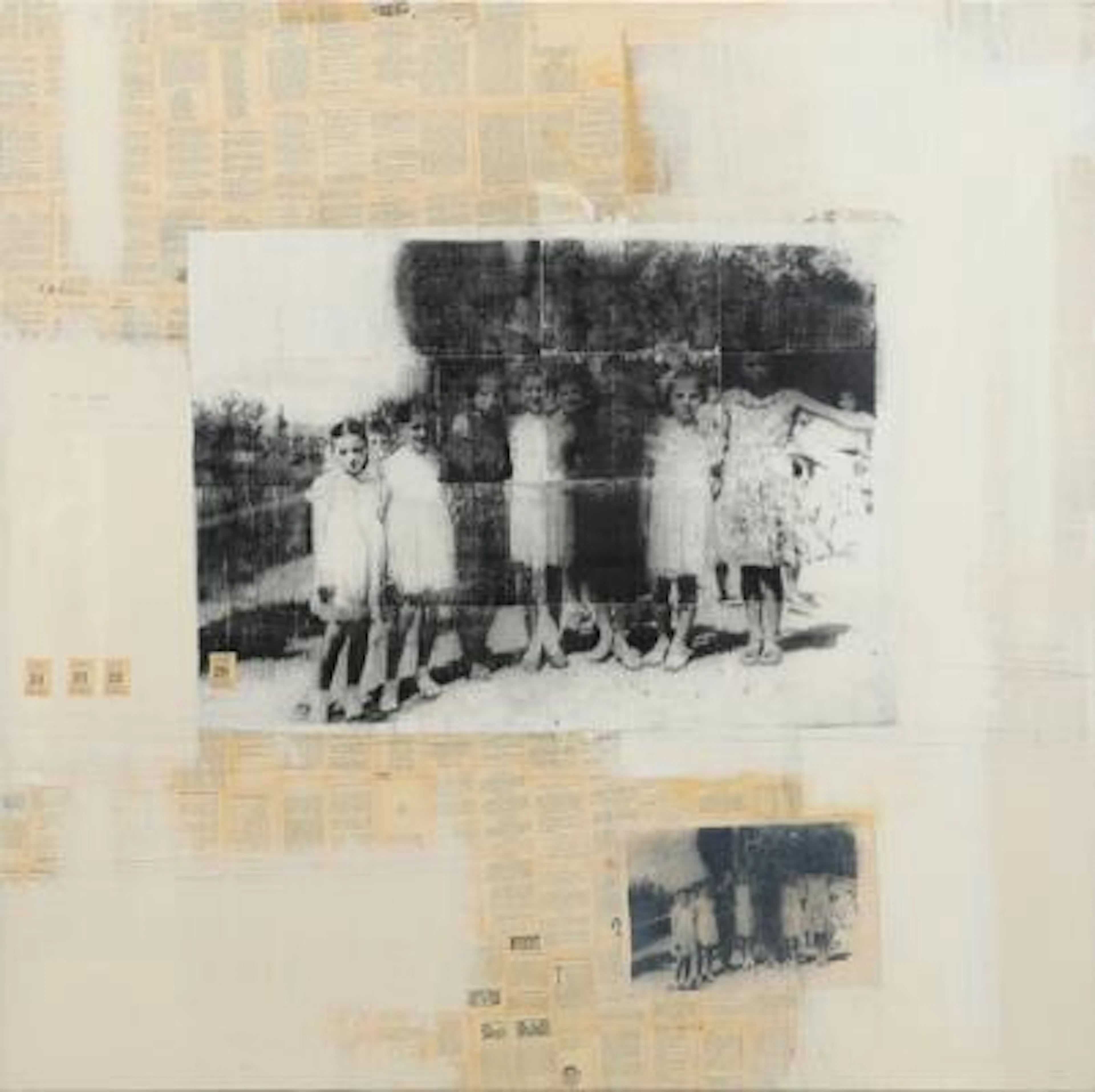 Augusta Atla: Untitled. Signed Augusta Atla 1/1 2012. Mixed media