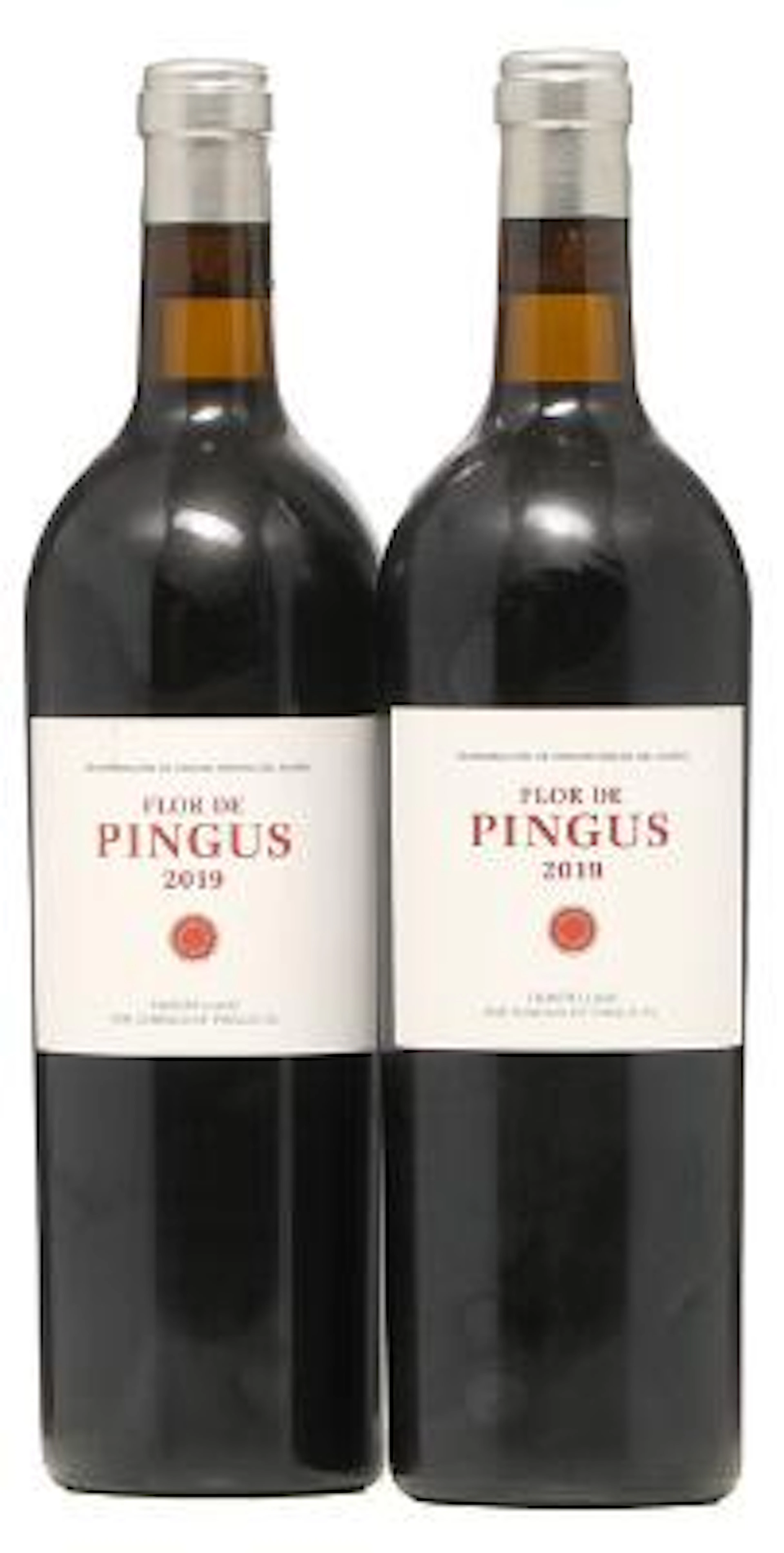2 bts. Flor De Pingus, Dominio de Pingus, Ribera Del Duero 2019 A