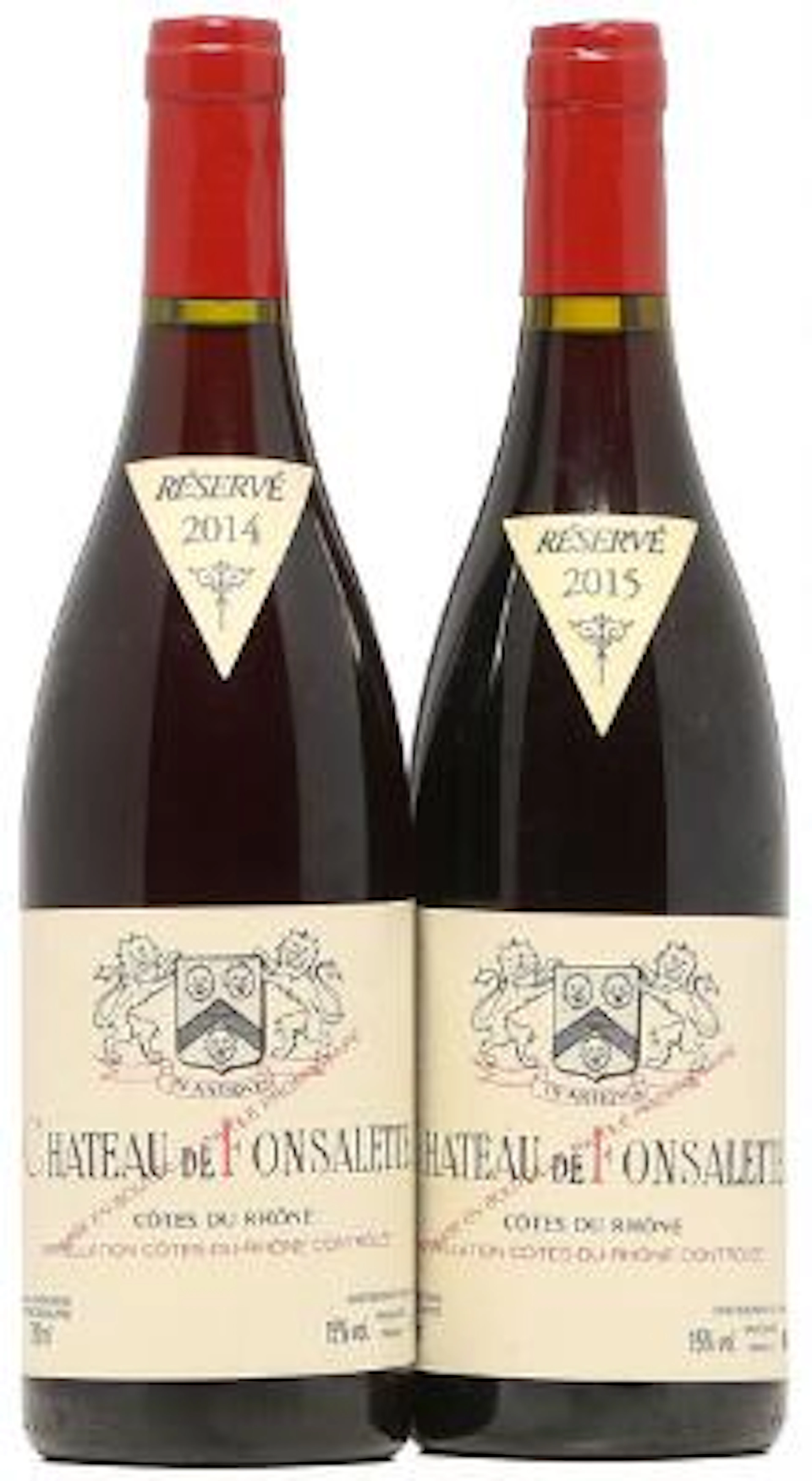 1 bt. Château de Fonsalette Côtes du Rhône Réservé 2014 A (hf/in).