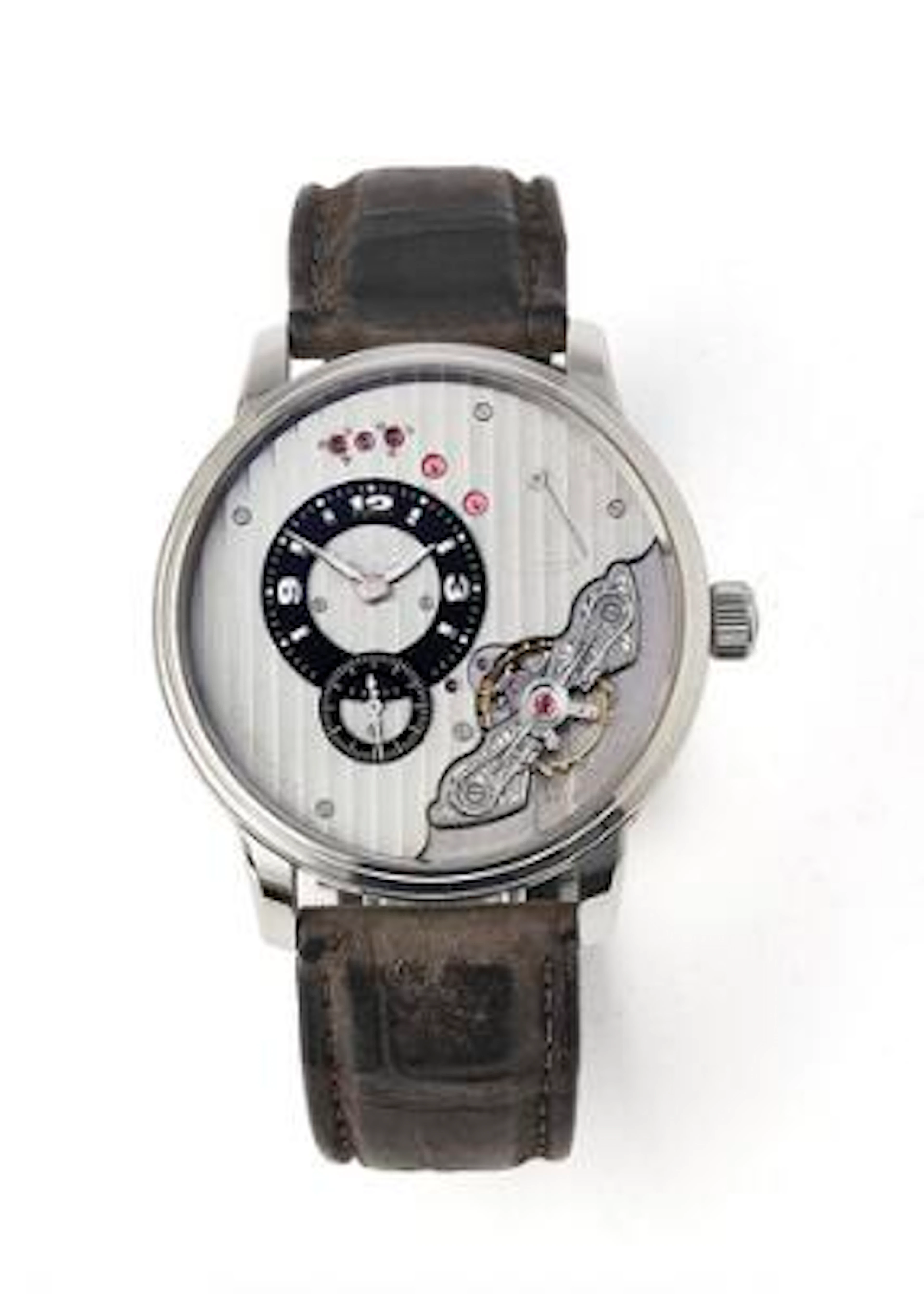 Glashütte Original: PanoInverse of steel, ref. 1-66-06-04-22-62. Mechanical