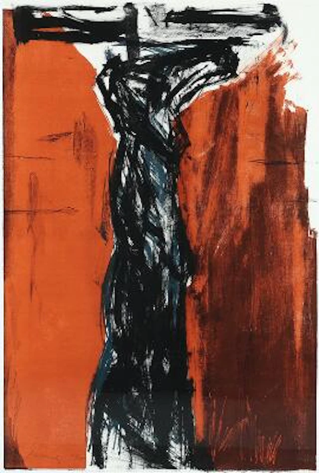 Peter Brandes: Untitled. Signed Peter Brandes, 20/35. Lithograph in