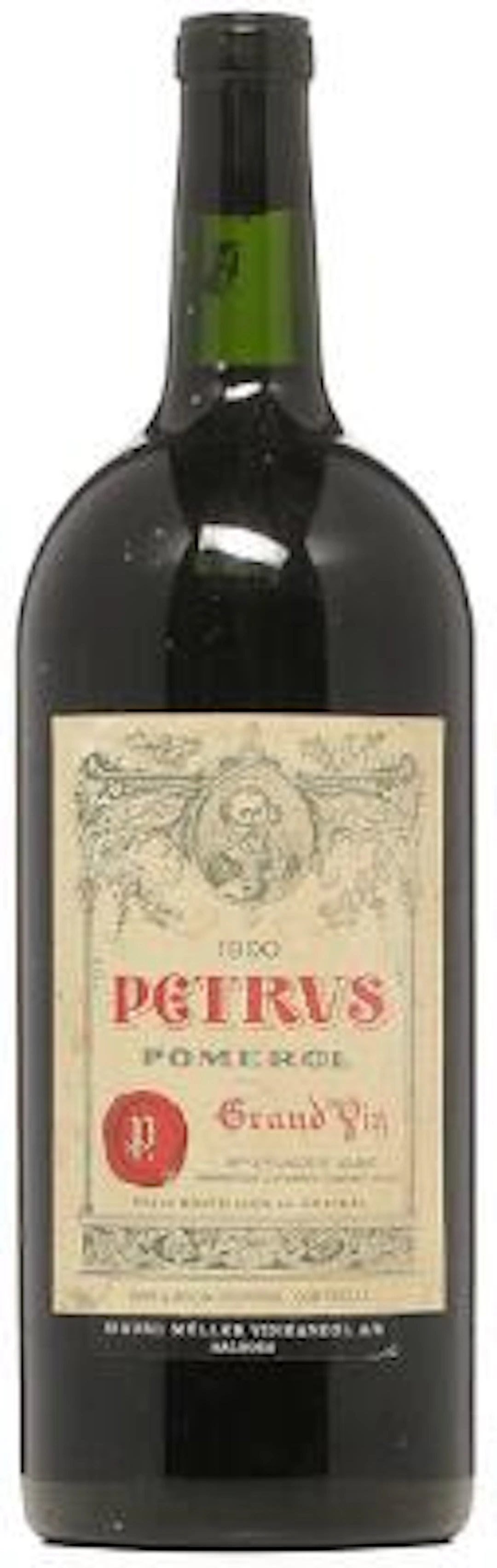 1 bt. Dmg. Château Petrus, Pomerol 1990 A (hf/in). – Bruun Rasmussen