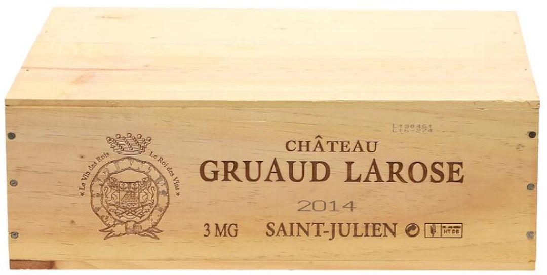 3 bts. Mg. Château Gruaud Larose, Saint - Julien. 2. Cru Classé 2014