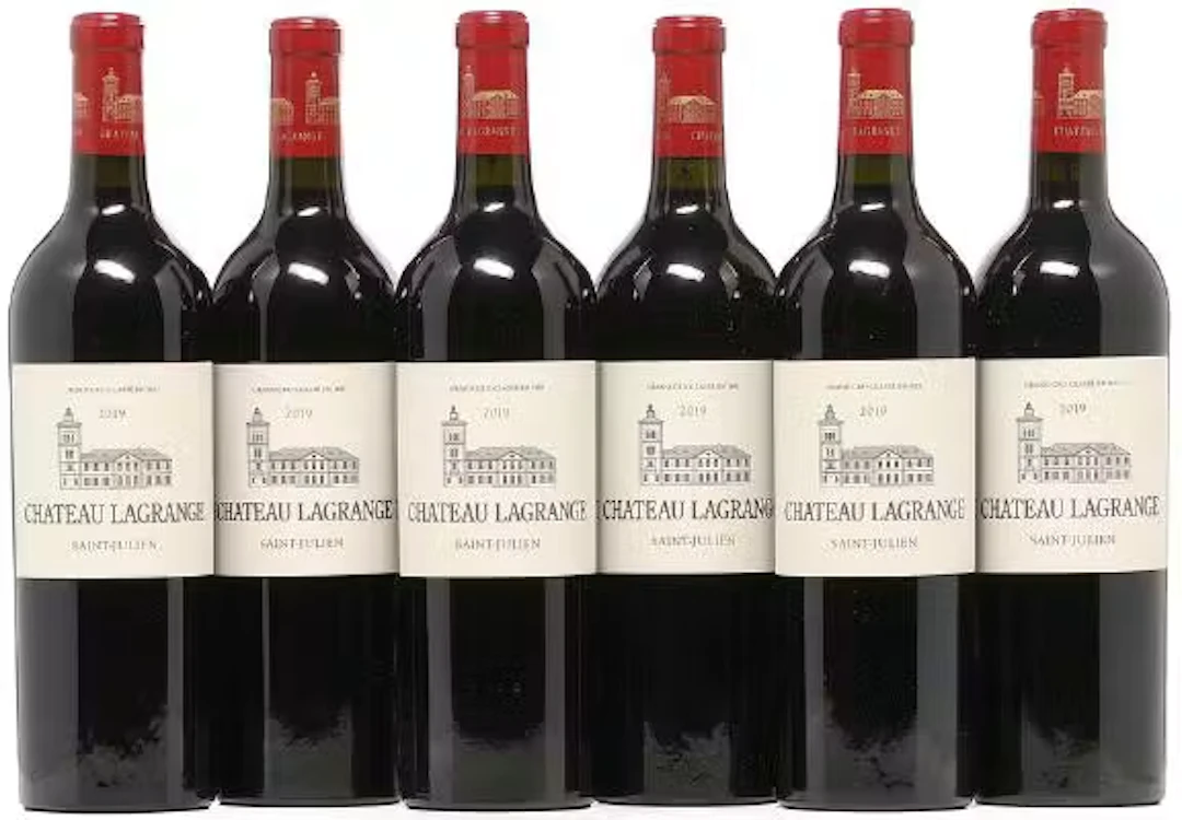 6 bts. Château Lagrange, Saint - Julien. 3. Cru Classé 2019 A (hf/in).