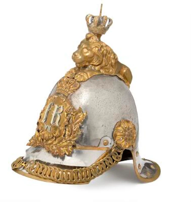 An extremely rare Danish adjutant helmet. Model 1852/1854/1856. –