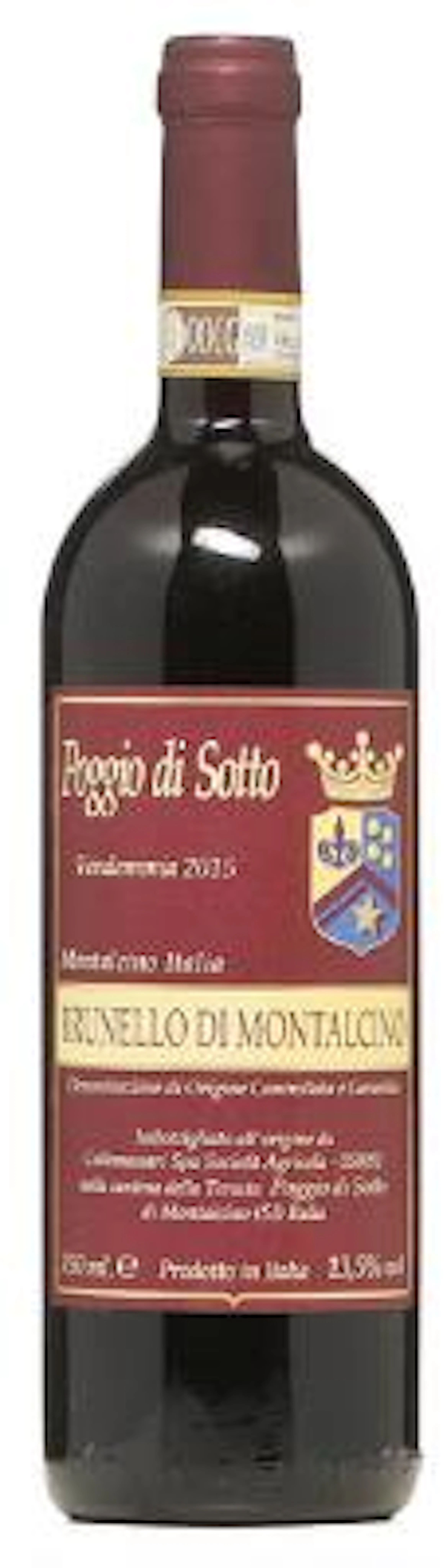 1 bt. Brunello di Montalcino, Poggio di Sotto 2015 A (hf/in). – Bruun