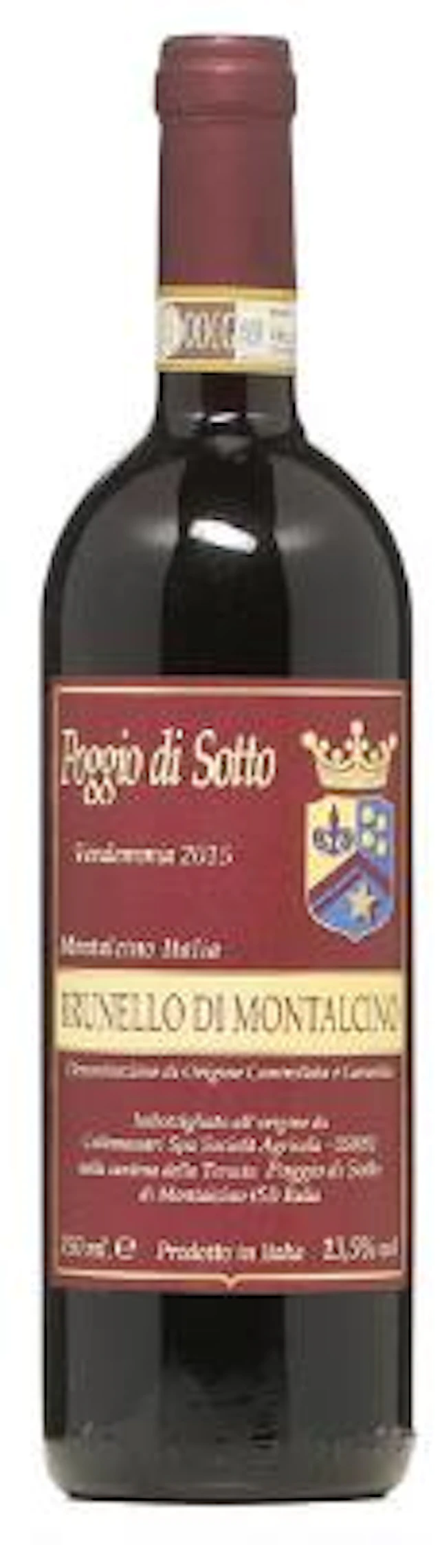 1 bt. Brunello di Montalcino, Poggio di Sotto 2015 A (hf/in). – Bruun
