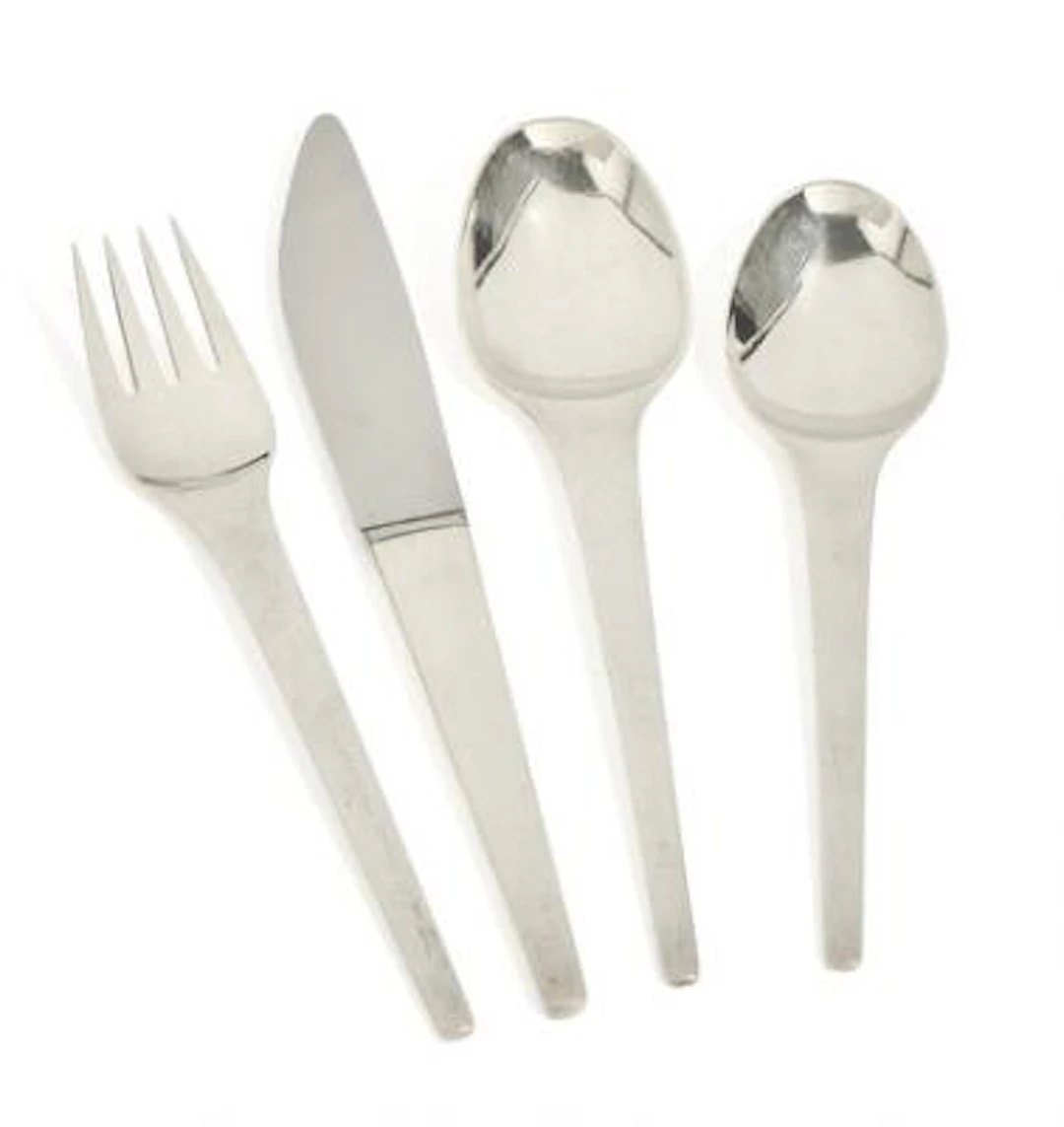 Henning Koppel: "Caravel". Sterling silver cutlery. Georg Jensen after