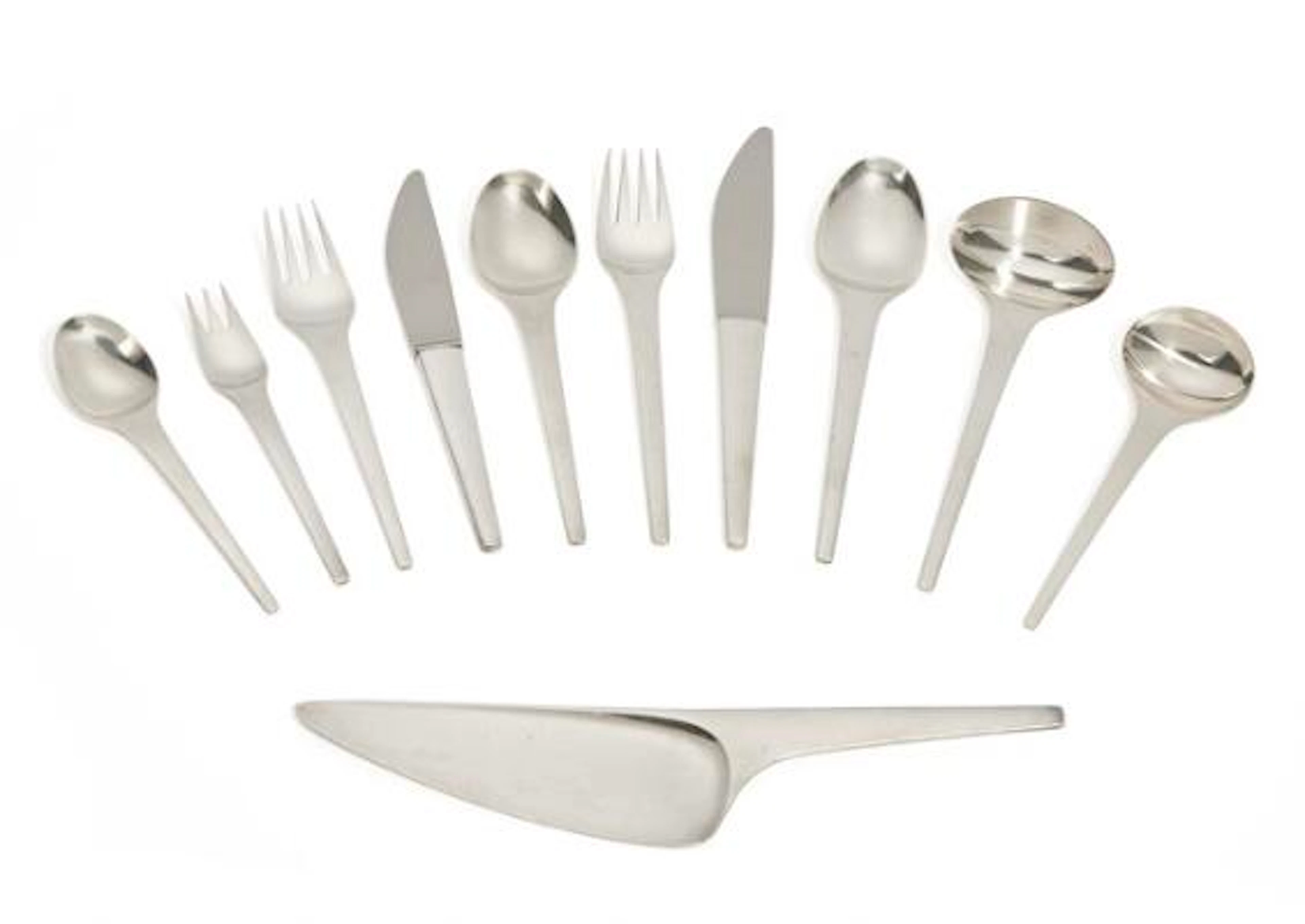 Henning Koppel: "Caravel". Sterling silver cutlery. Georg Jensen after