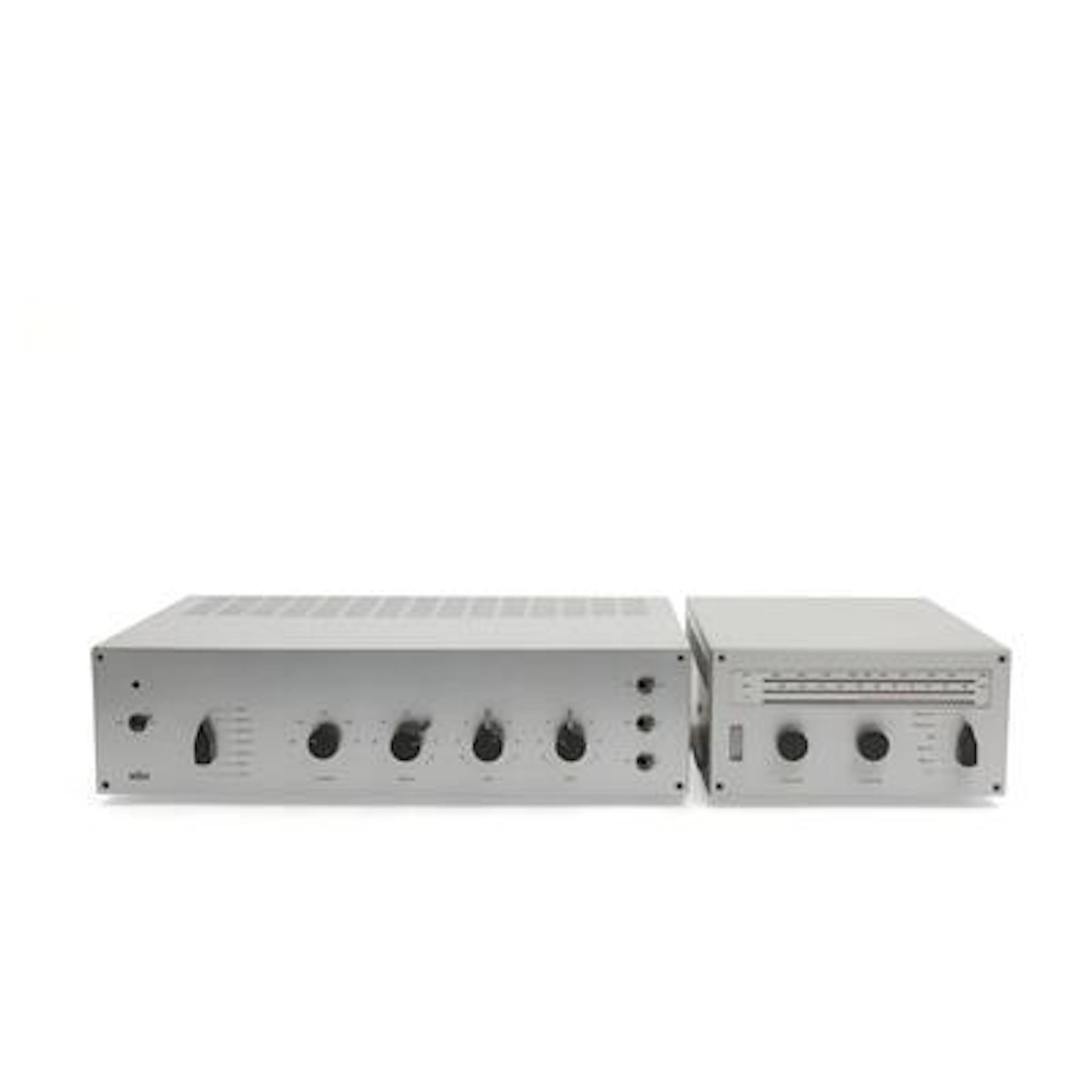 Dieter Rams: Tuner and amplifier model CET 15 and CSV 13. Designed