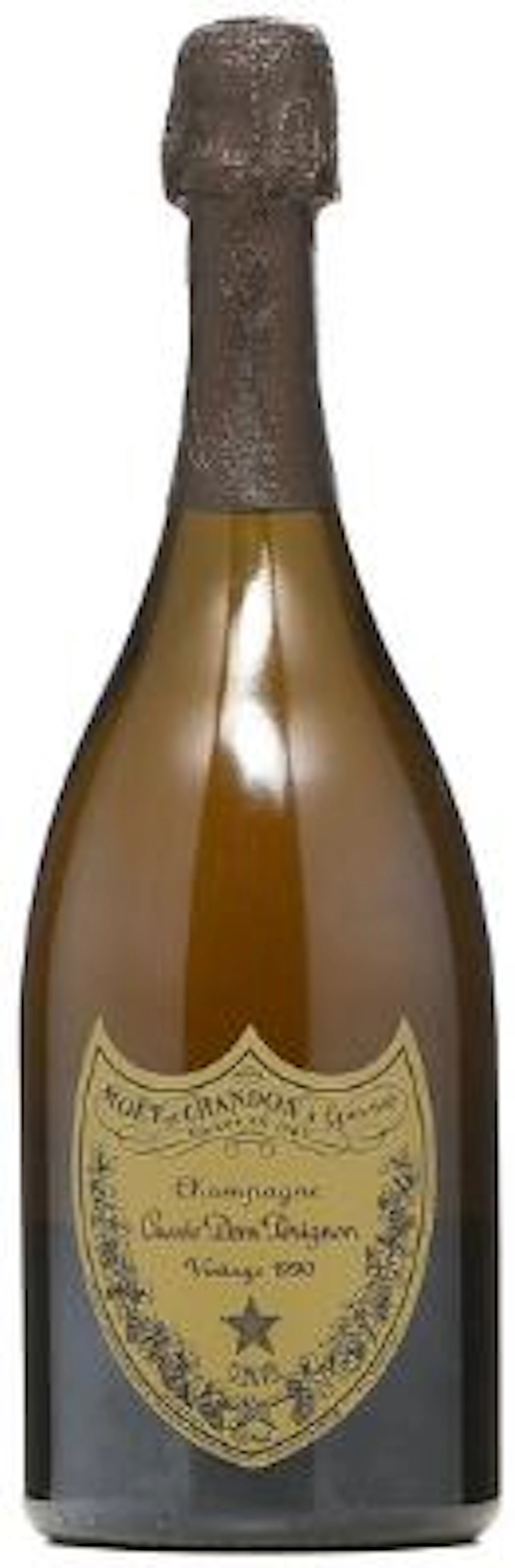 1 bt. Champagne Dom Pérignon, Moët et Chandon 1990 A-A/B (bn). Oc.
