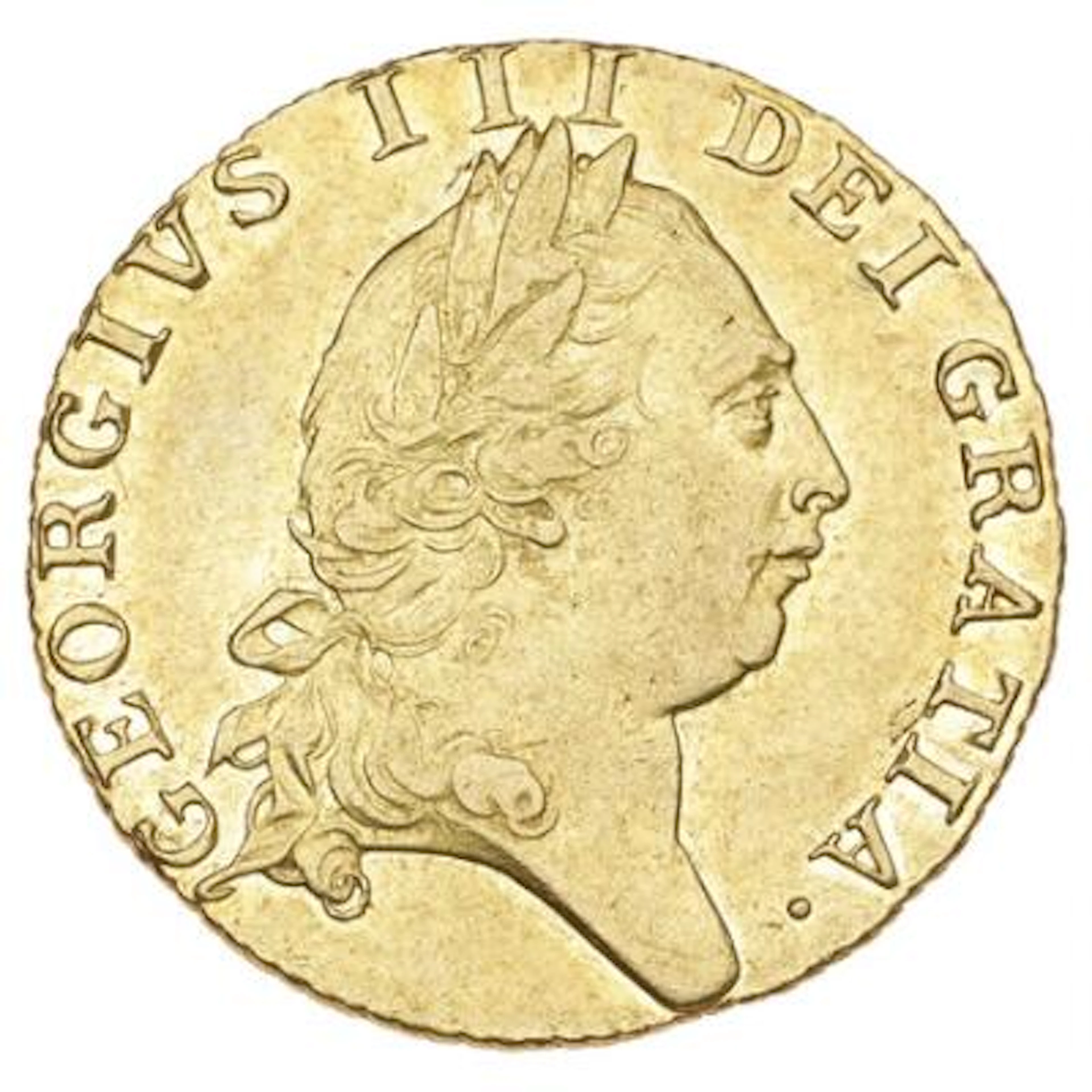 England, George III, 1760–1820, Spade-Guinea 1790, S 3729, F 356 –