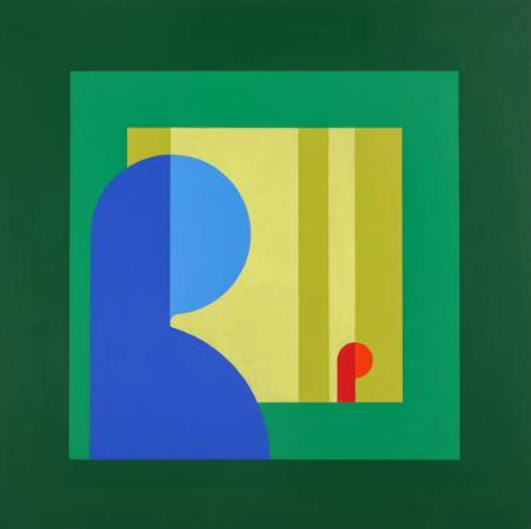 Allan Daugaard Hansen: Untitled, 1975. Signed and dated on the reverse.
