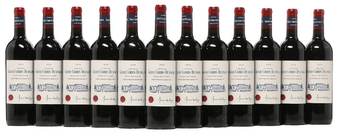 12 bts. Château Grand Corbin Despagne, Saint-Émilion Grand Cru 2018