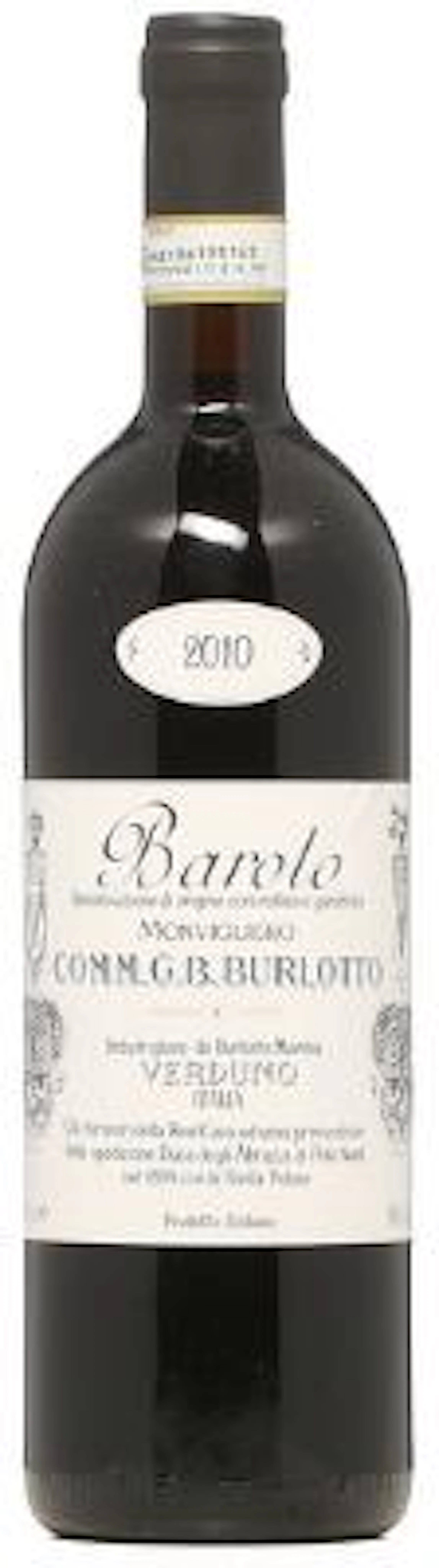 1 bt. Barolo "Vigneto Monvigliero", Comm. G. B. Burlotto 2010 A (hf/in).