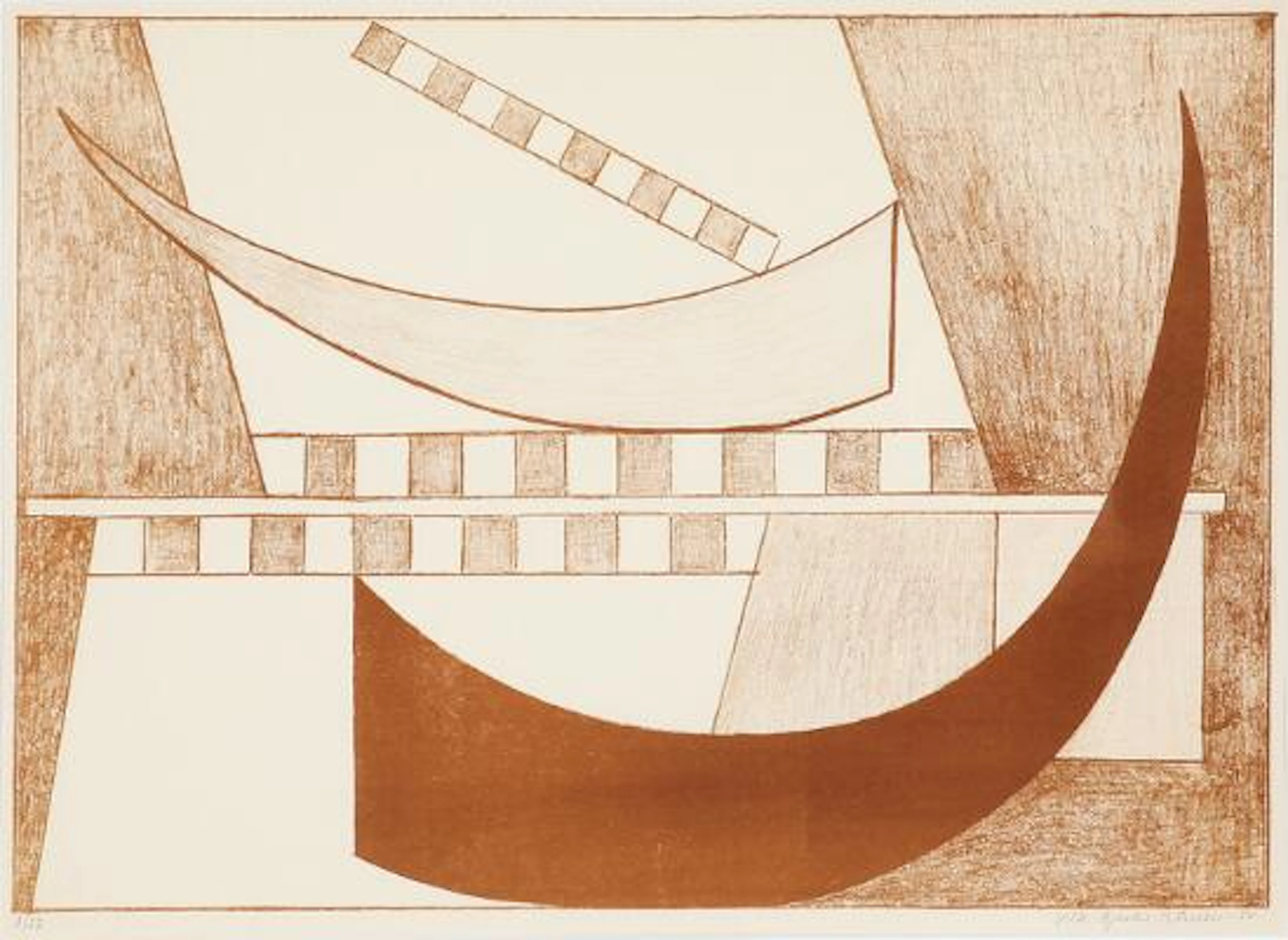 Vilhelm Bjerke-Petersen: Untitled. Signed Vilh. Bjerke Petersen, 8/22.