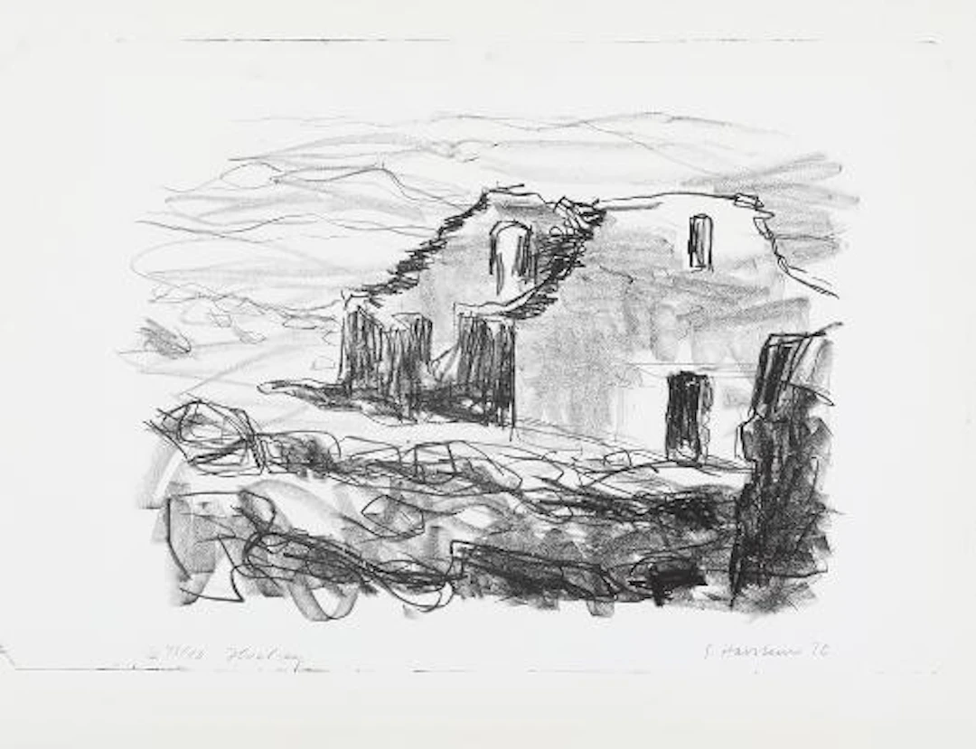 Sven Havsteen-Mikkelsen: "Hvalsey", 1970. Signed and dated S. Havsteen-Mikkelsen