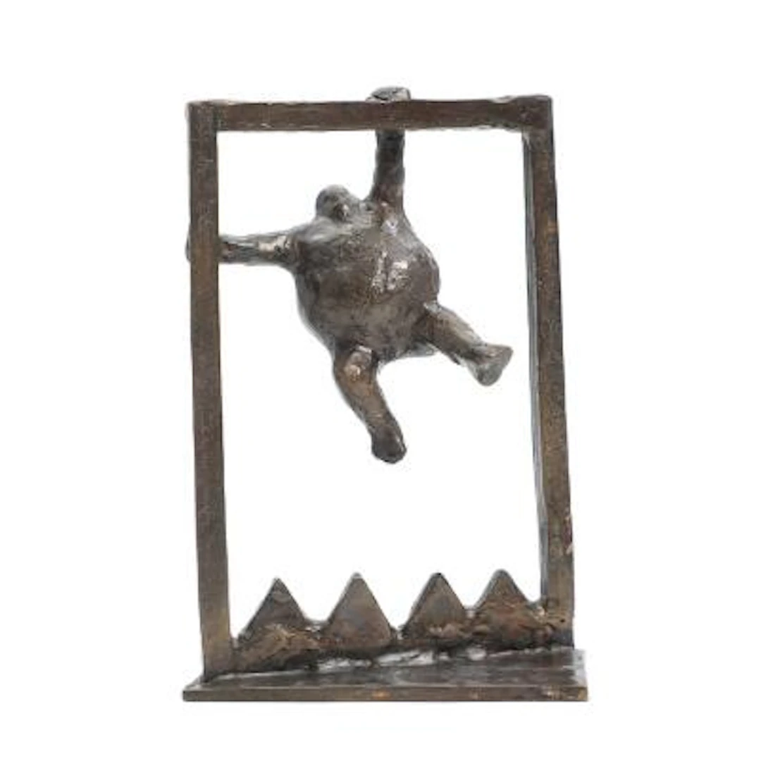 Keld Moseholm: Untitled. Signed KMJ, 2-25. Patinated bronze. H. 13.