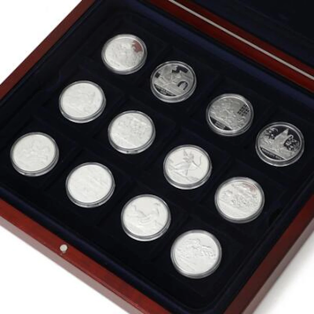 Collection of medals from the series H.C. Andersen, 200th Anniversary